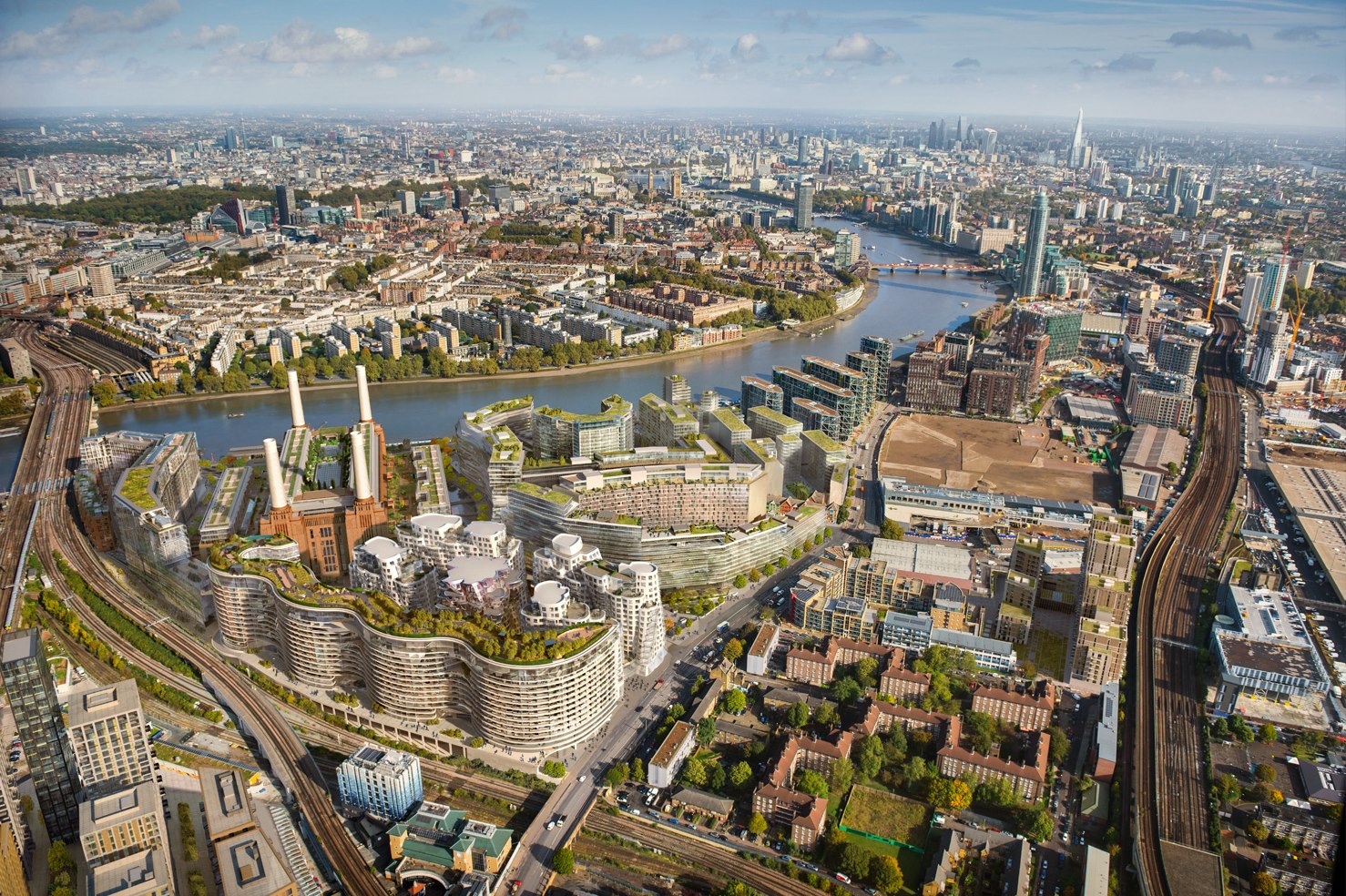 Nine Elms,Aerial