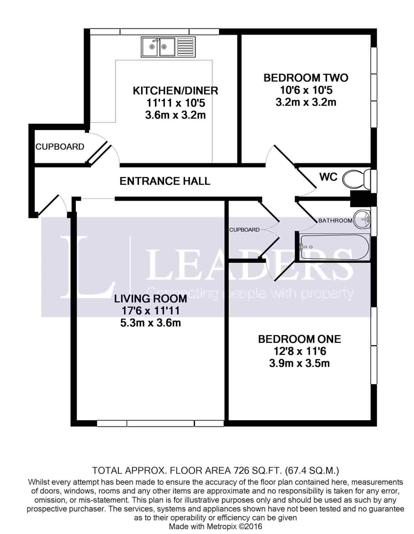 2 Bedrooms Flat to rent in Tudor Road, St.Albans AL3