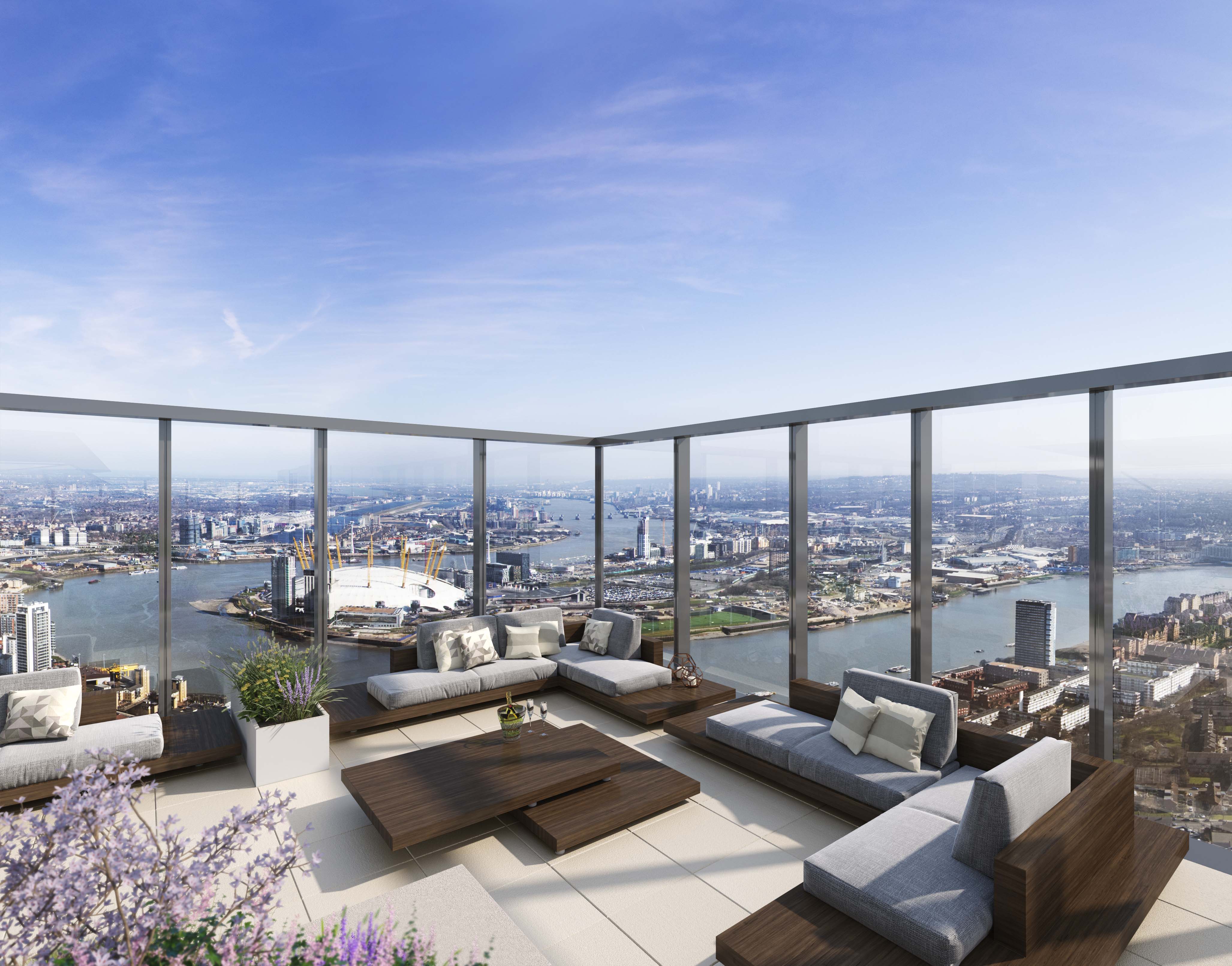 Canary Wharf,Patio