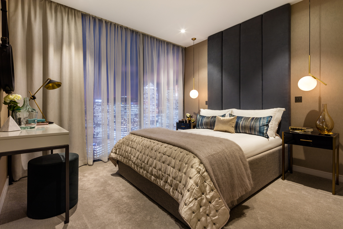 South Quay Plaza,Master Bedroom