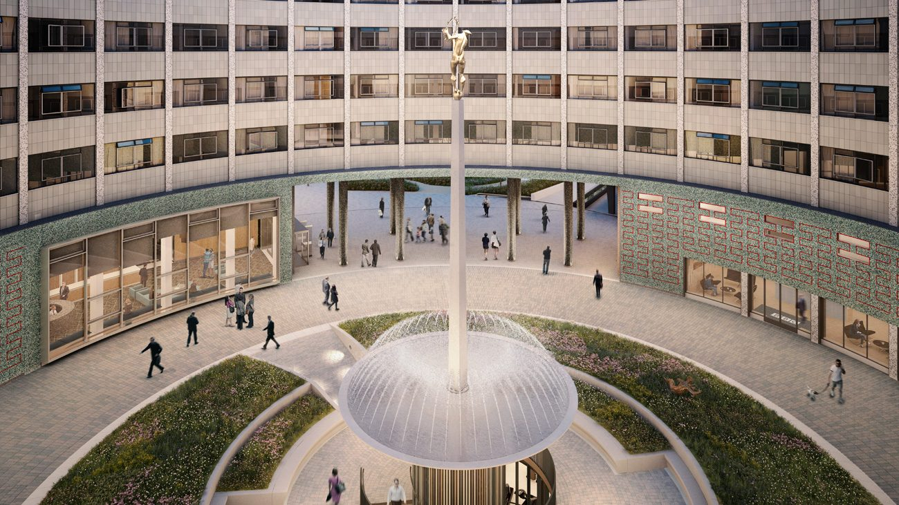 Television Centre,Front Elevation