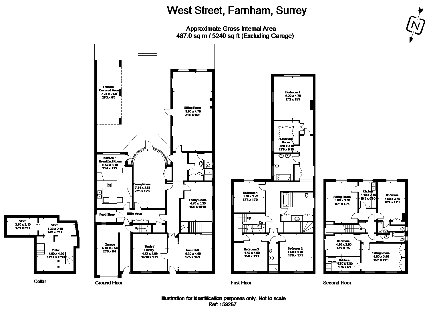 6 Bedrooms Detached house for sale in West Street, Farnham, Surrey GU9
