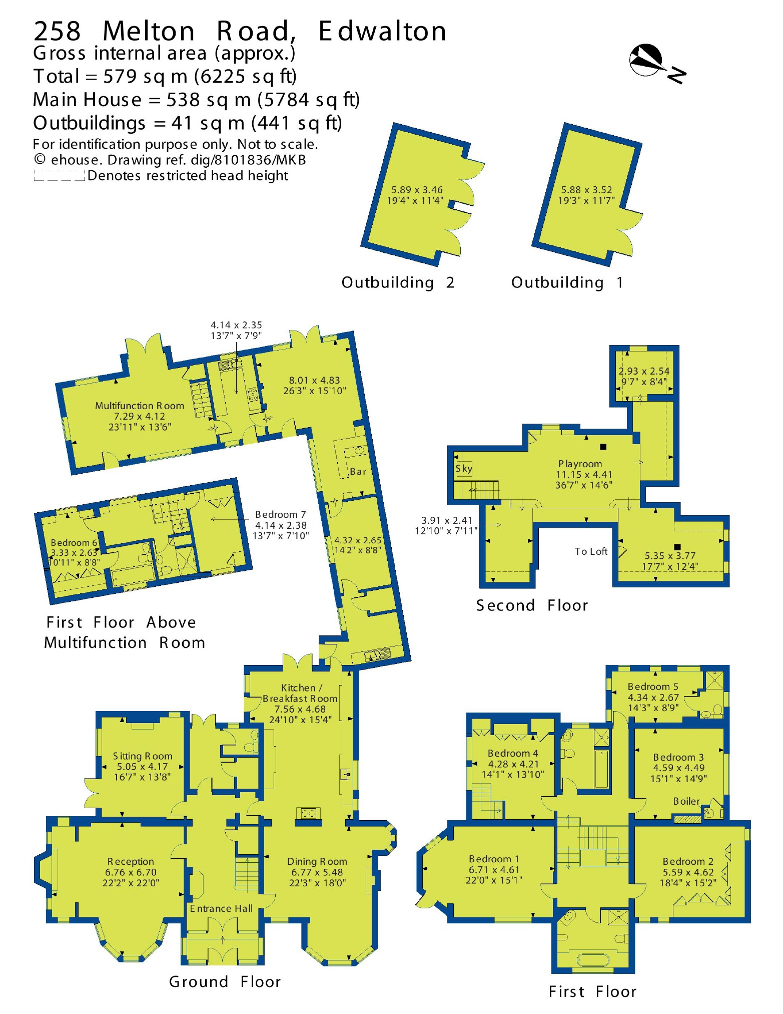 Melton Road, Edwalton, Nottingham NG12, 7 bedroom detached house for