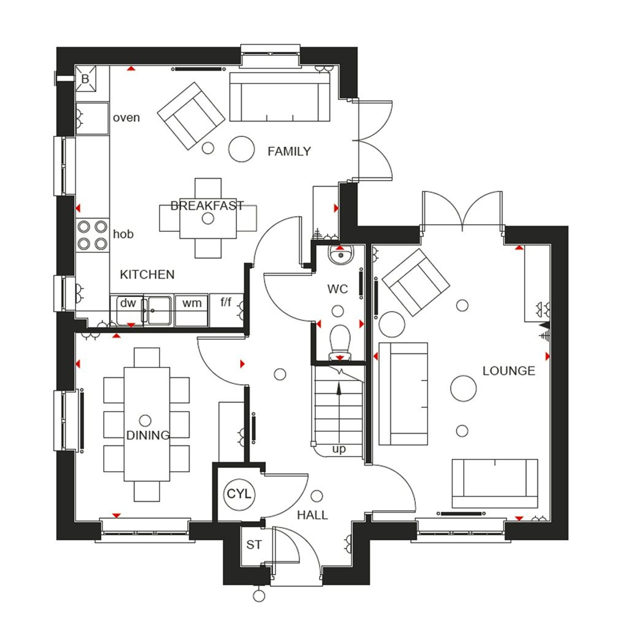 Barratt Homes Woodbridge Floor Plan Floorplans click