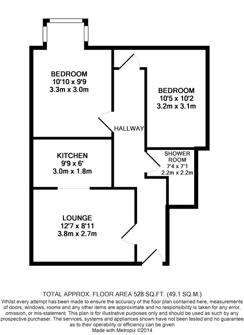 2 Bedrooms Flat to rent in Delph Court, Leeds, West Yorkshire LS6