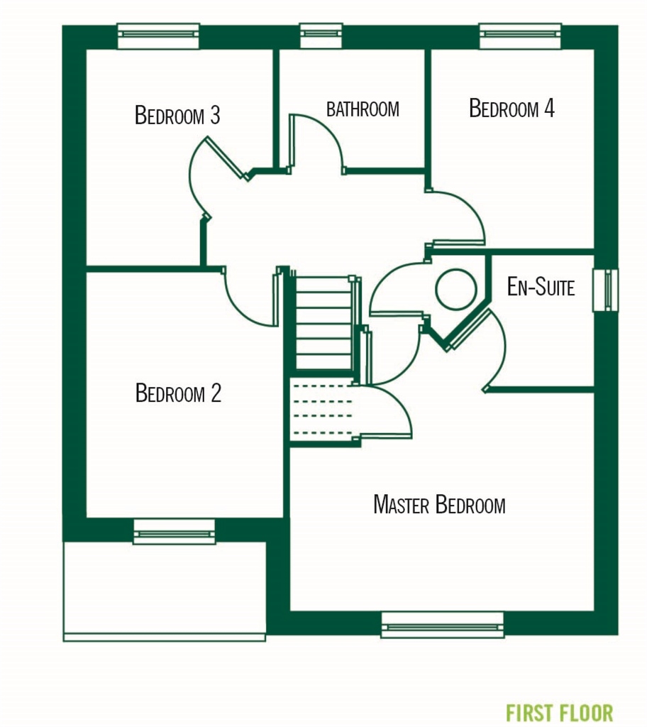 "The Roseberry" at Wilthorpe Road, Barnsley S75, 4 bedroom detached