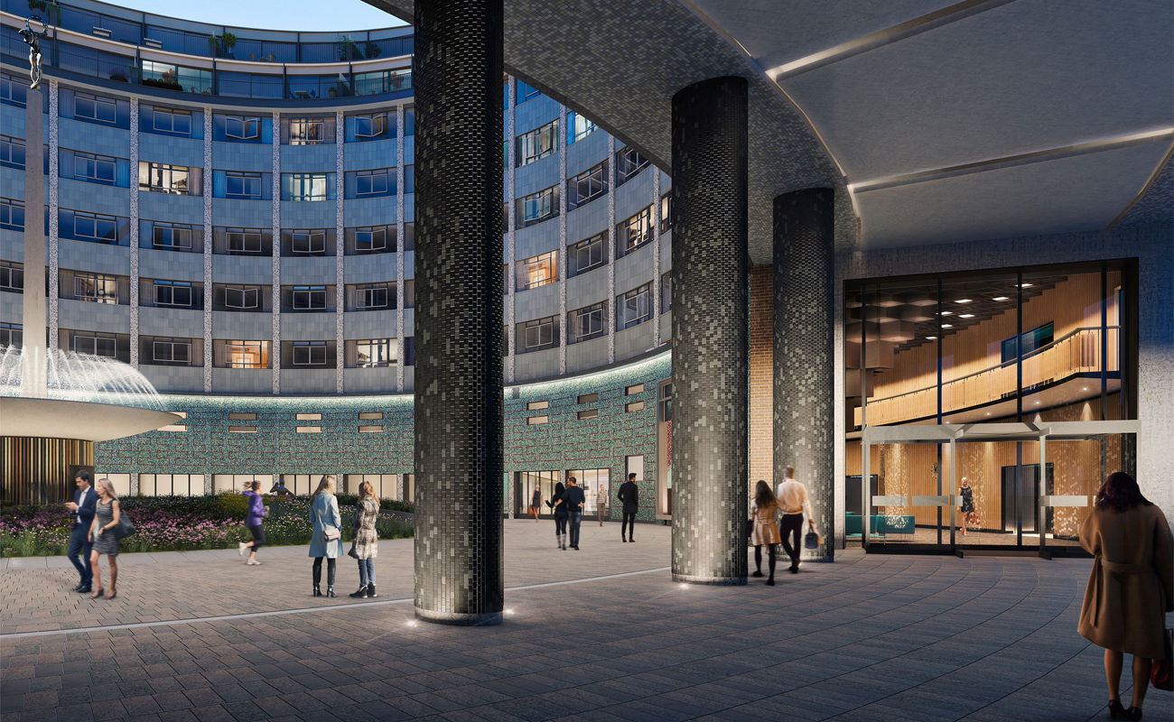 Television Centre,Front Elevation