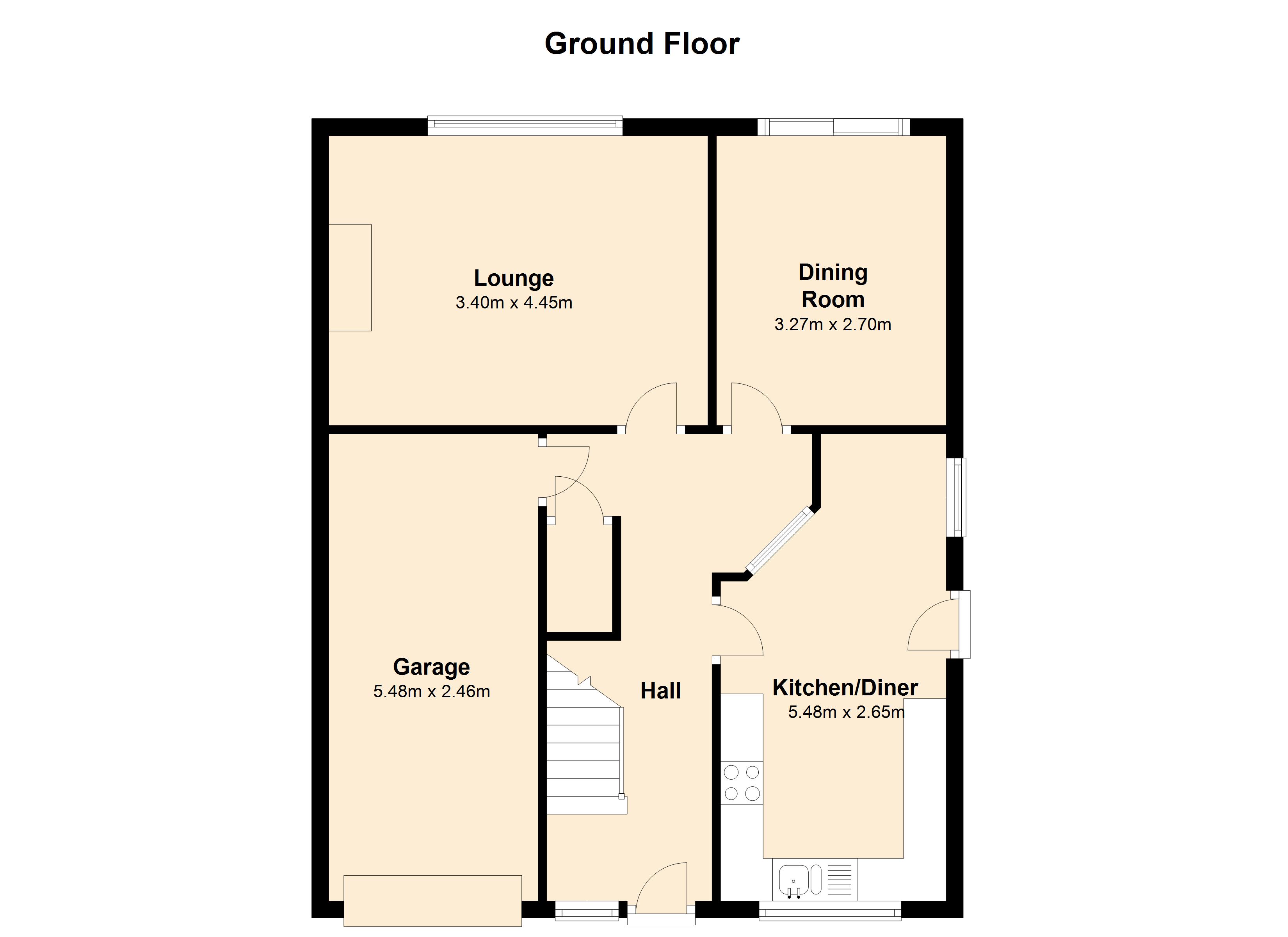 4 Bedrooms Detached house to rent in Mossfields, Coppenhall, Crewe, Cheshire CW1