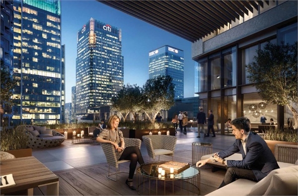Canary Wharf,Public Space