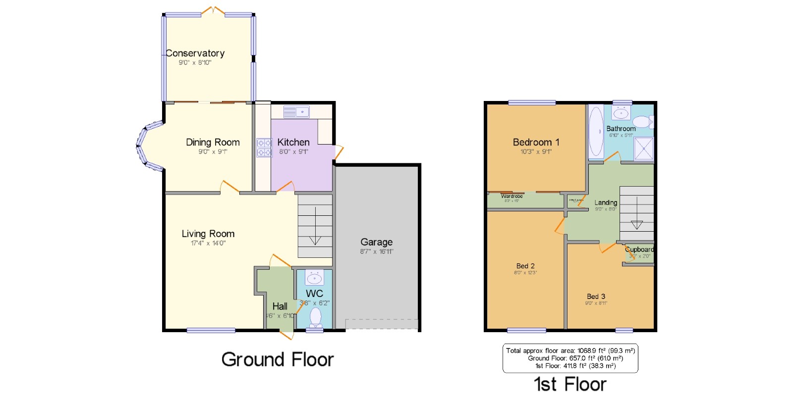 Fetcham, Leatherhead, Surrey KT22, 3 bedroom detached house for sale