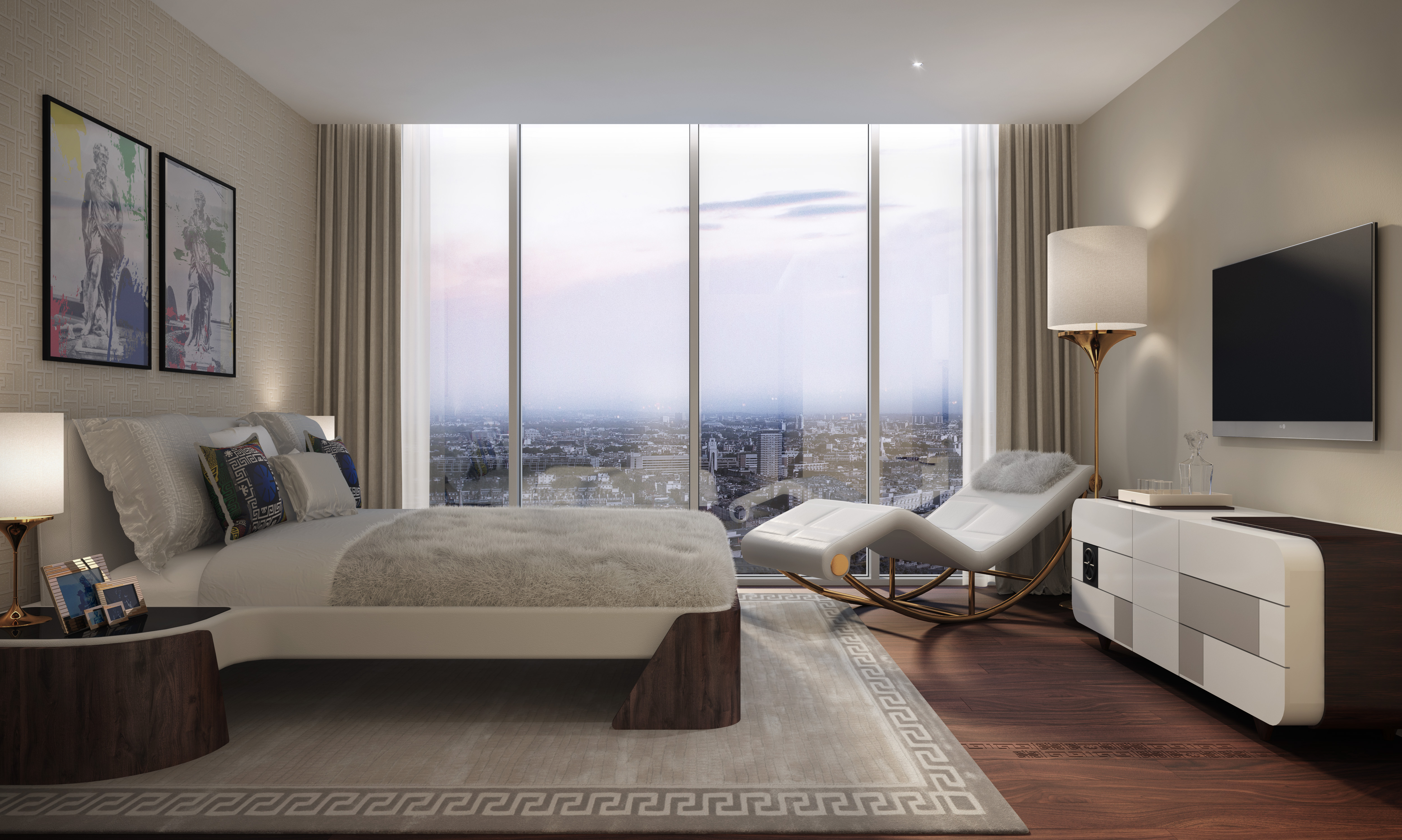 Kohn Pedersen Fox,Secondary Bedroom