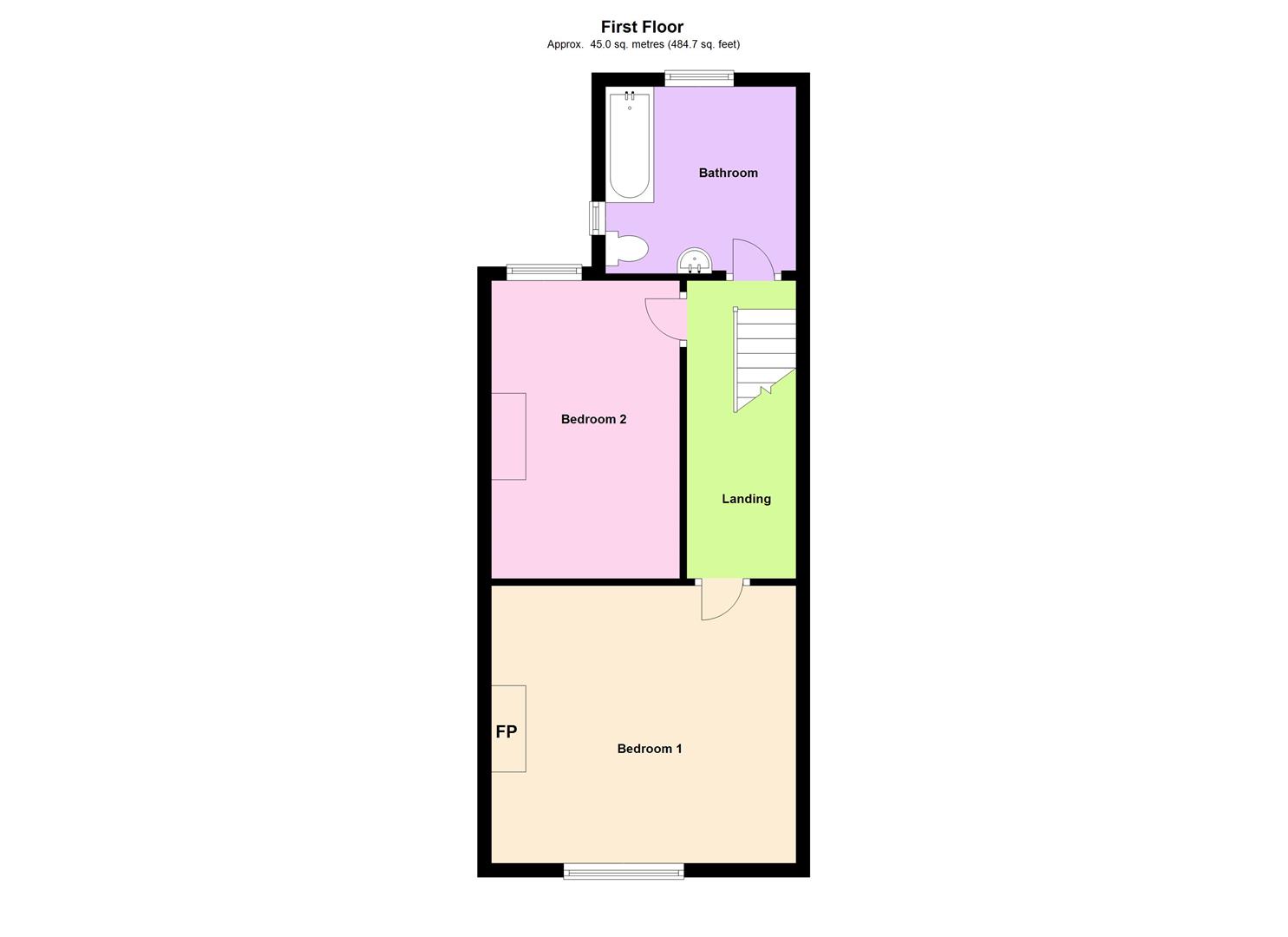 2 bed terraced house for sale in Powell Street, Latchford, Warrington