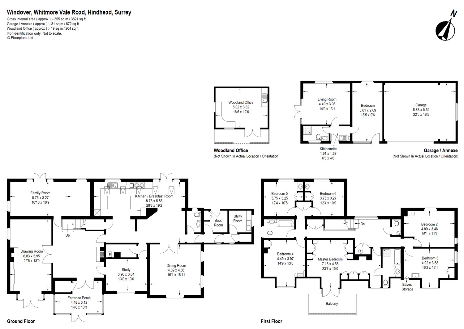 Whitmore Vale Road, Hindhead, Surrey GU26, 6 bedroom detached house for