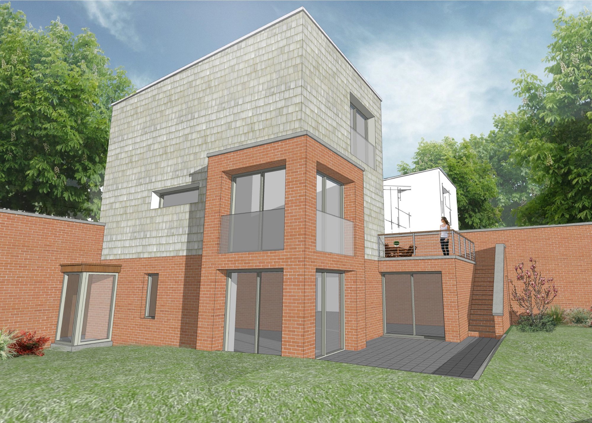 Marsh:Grochowski,Rear Elevation