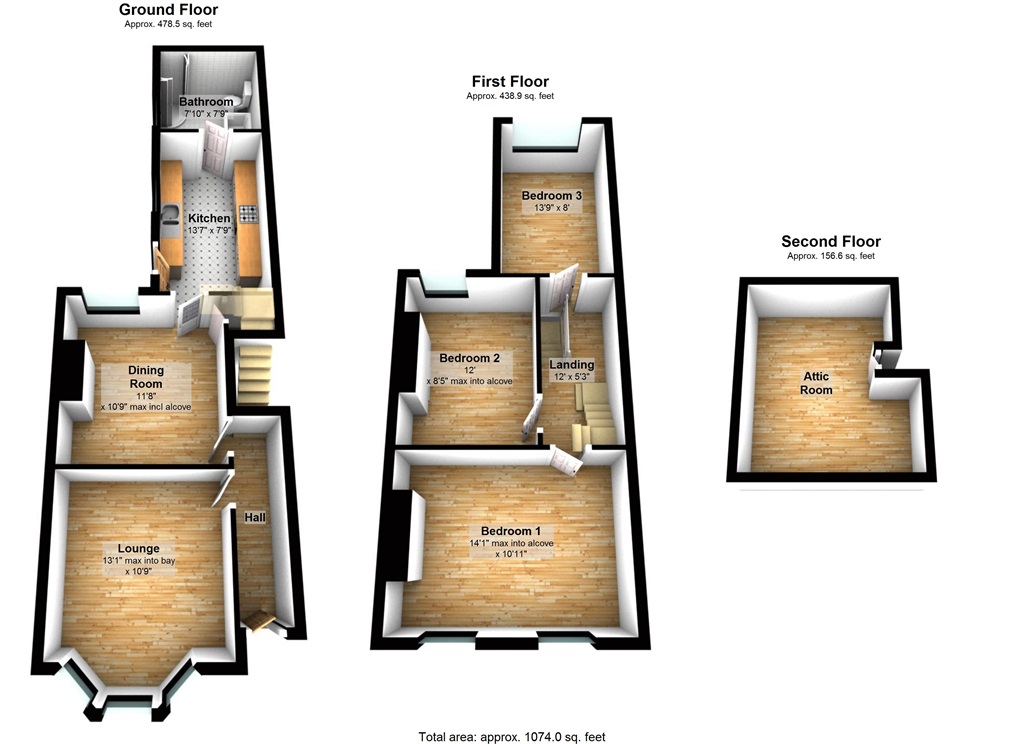 3 bed terraced house for sale in Gelligaer Street, Cathays, Cardiff