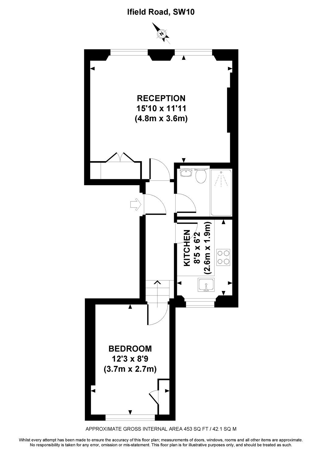 1 Bedrooms Flat to rent in Ifield Road, Chelsea, London SW10