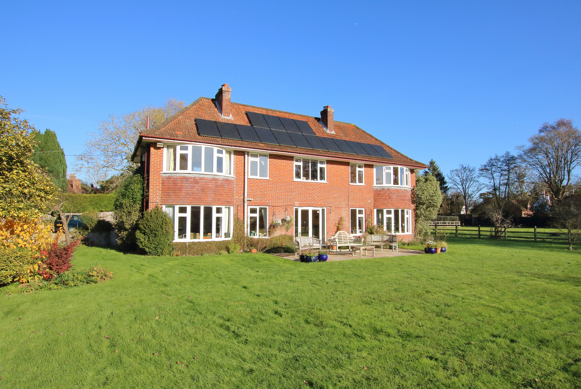 solar panels,Rear Elevation