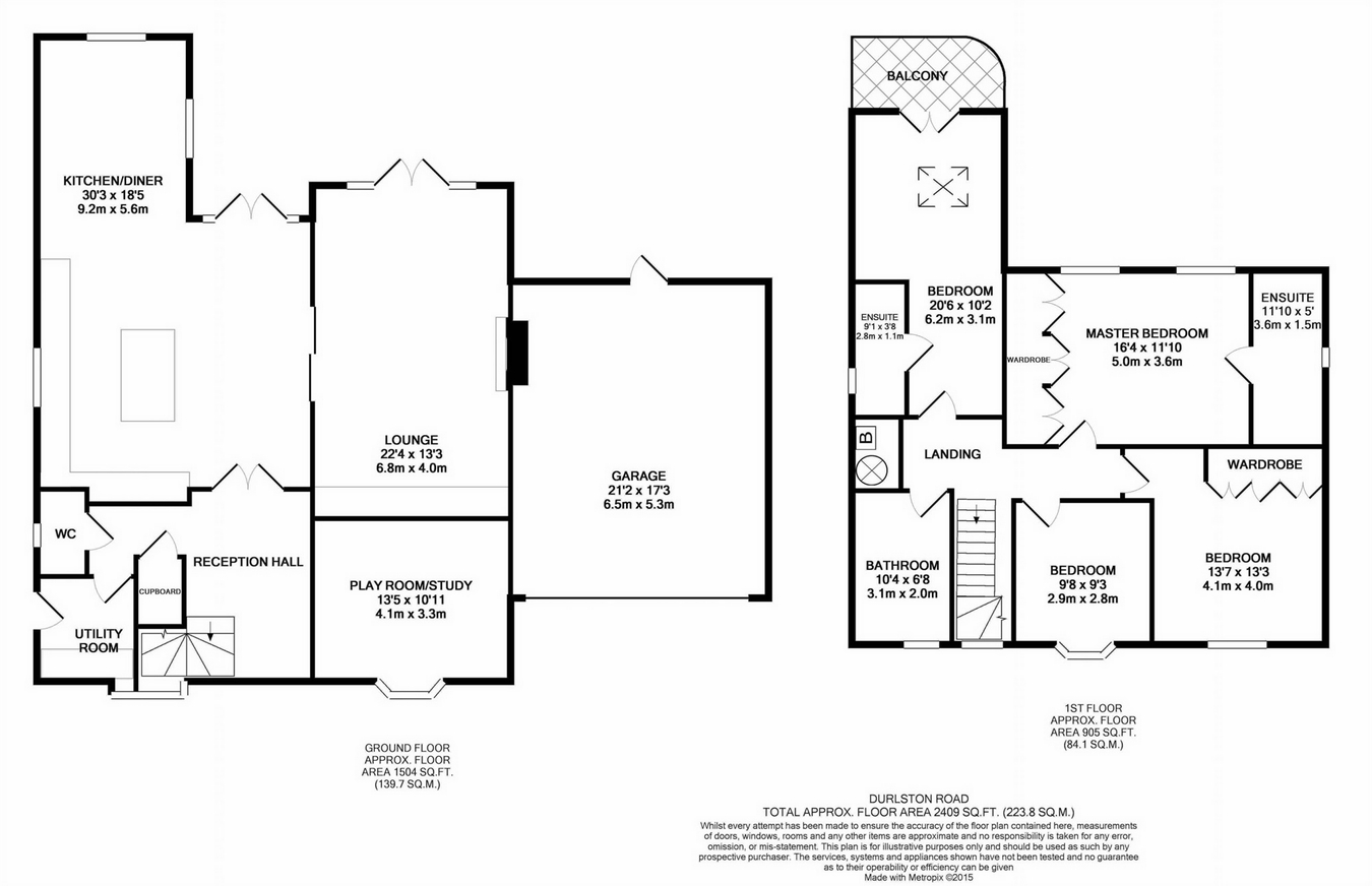 4 bed detached house for sale in Durlston Road, Lower Parkstone, Poole