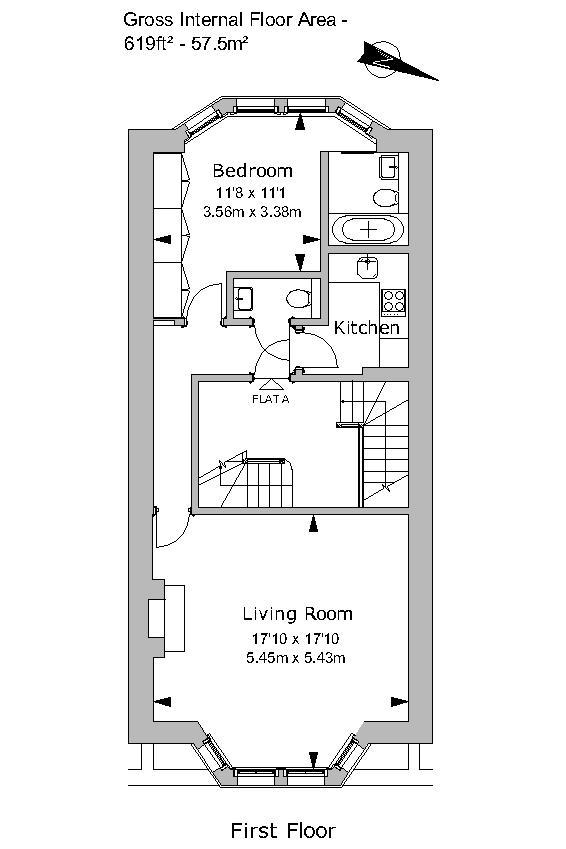 1 Bedrooms Flat to rent in North Audley Street, Mayfair, London W1K