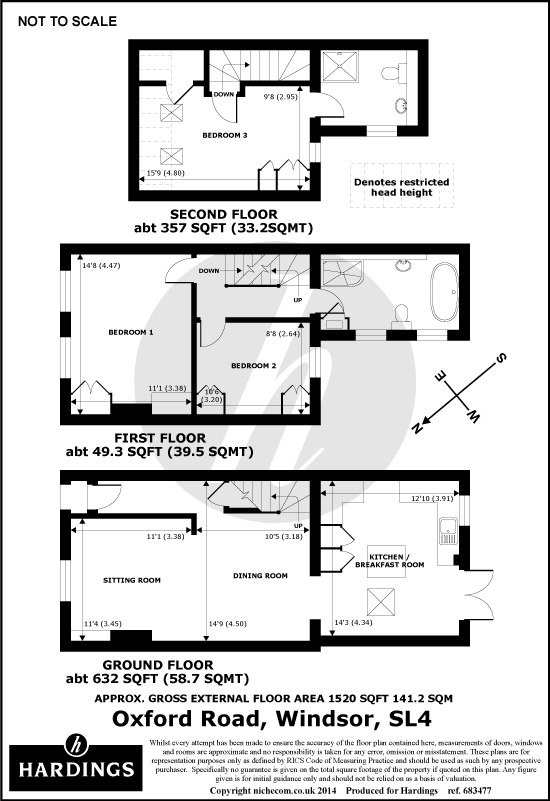 3 bedroom terraced house for sale