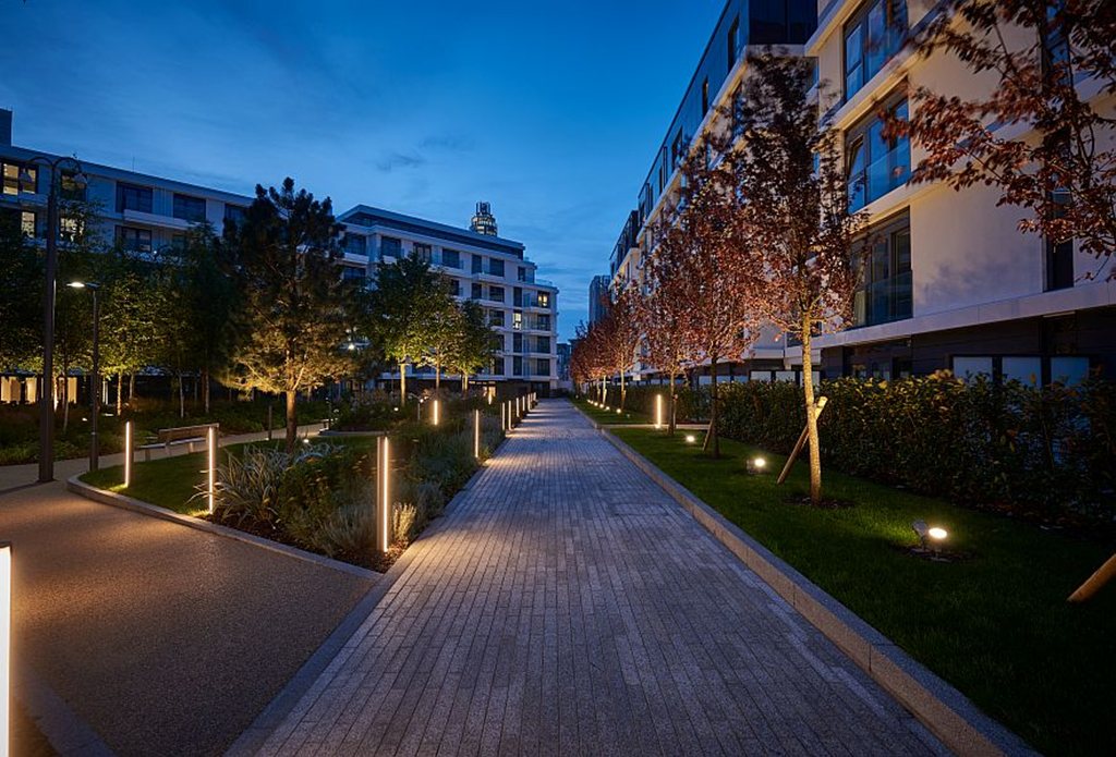 Nine Elms Point,Rear Elevation