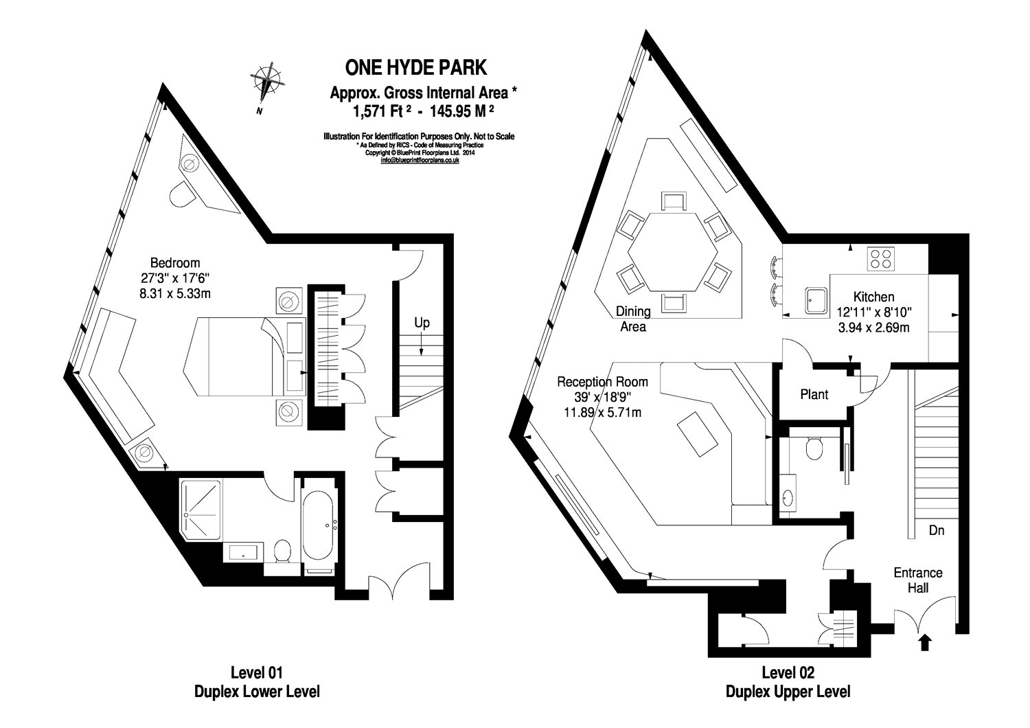 Britain's most expensive onebed flat is up for sale at £10million r/london