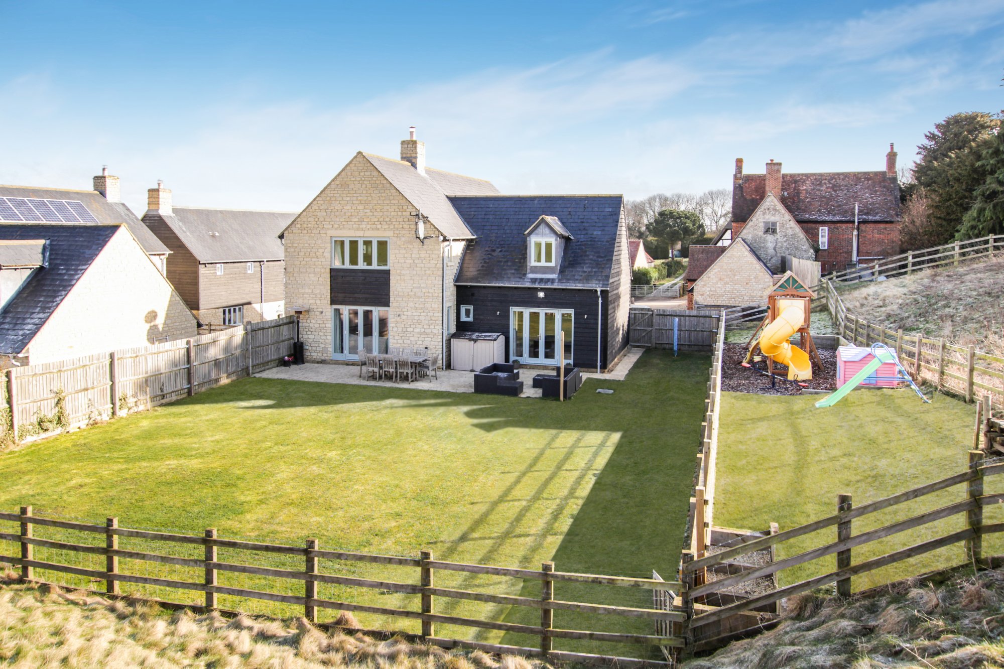 Rectory Homes,Rear Elevation