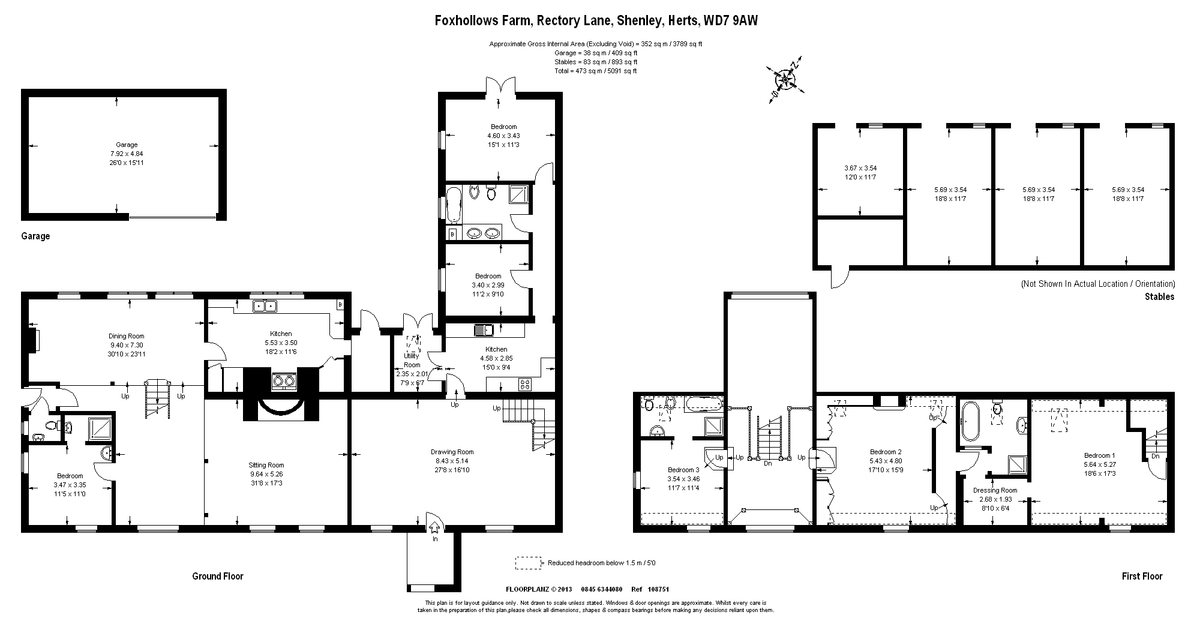 6 bed barn conversion for sale in Rectory Lane, Shenley, Radlett WD7