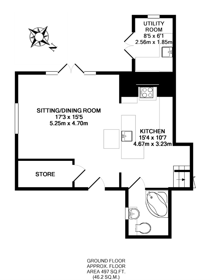 1 Bedrooms  to rent in Stocks Cottages, Beenham Hill, Beenham, Reading RG7