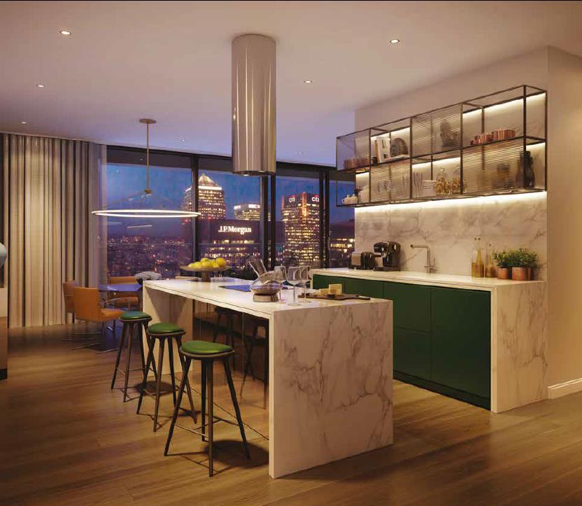 Wardian London,Kitchen