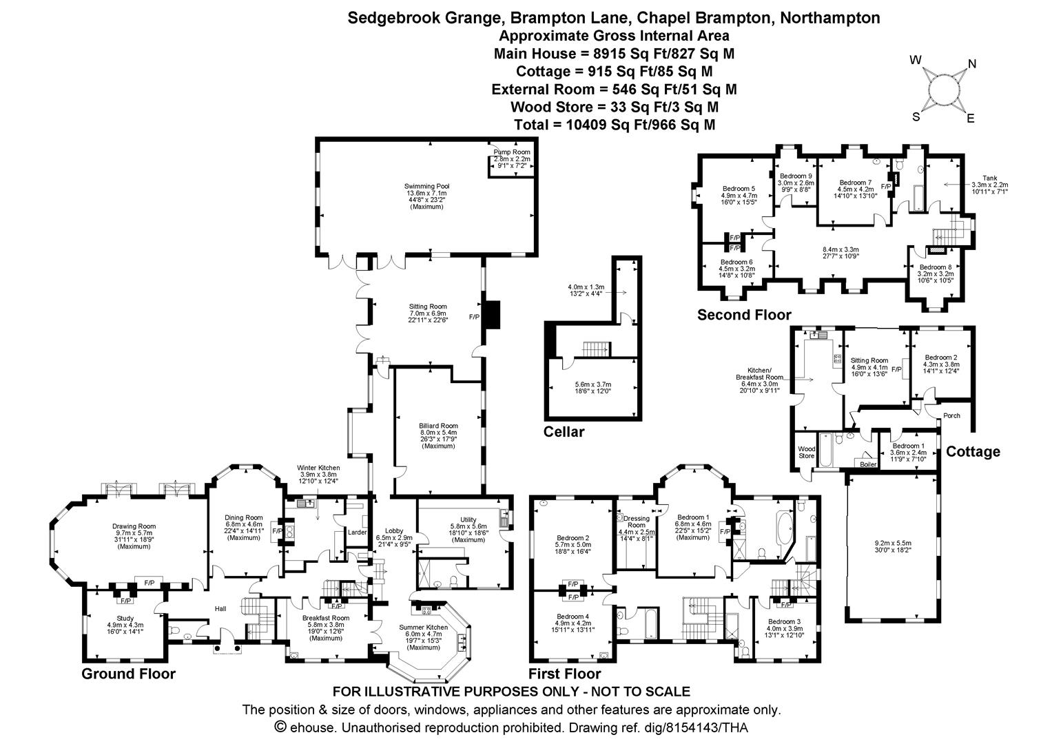 Brampton Lane, Chapel Brampton, Northampton NN6, 9 bedroom detached house for sale 32722602