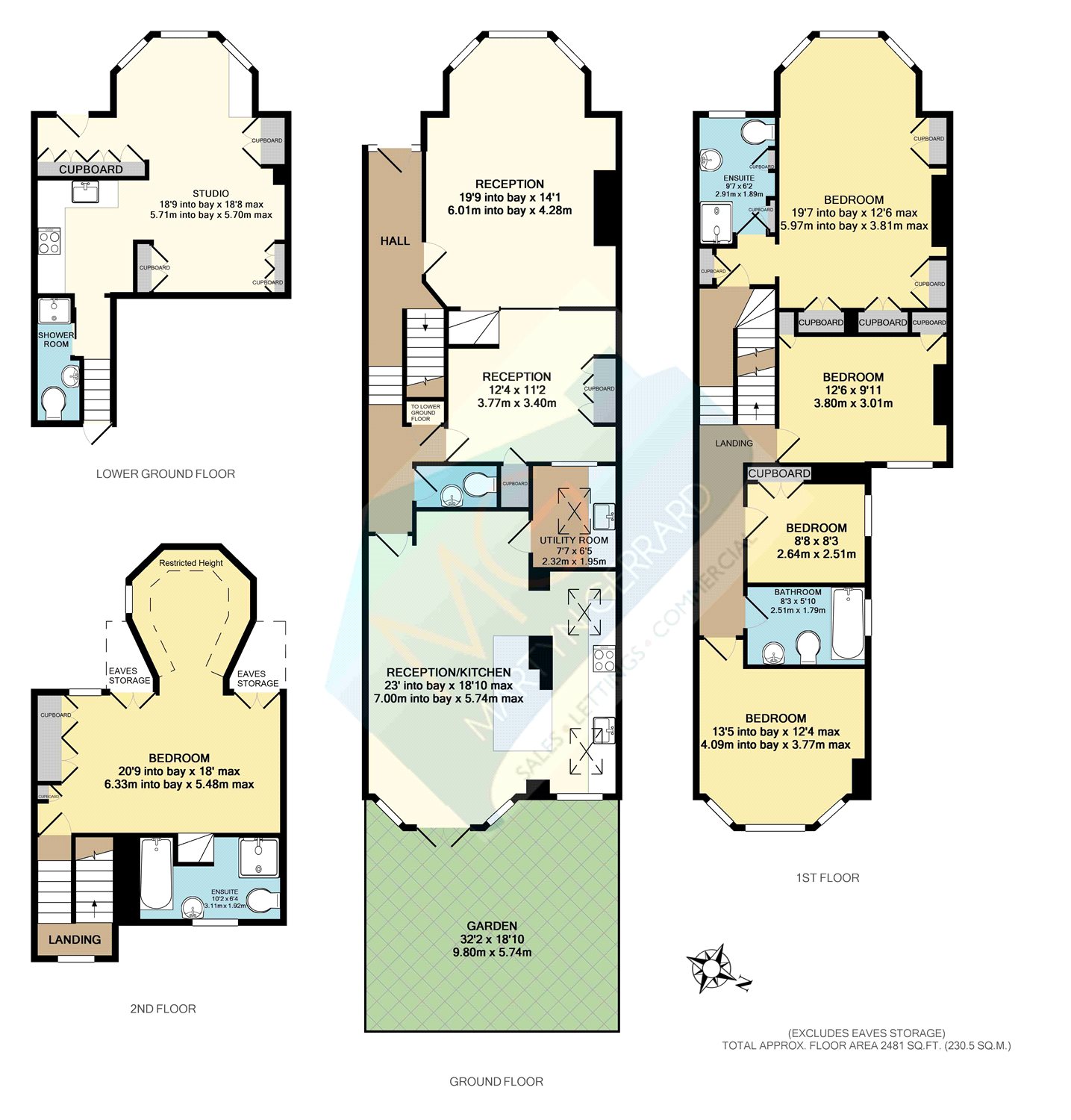 Coniston Road, Muswell Hill, London N10, 5 bedroom terraced house for sale 39450825