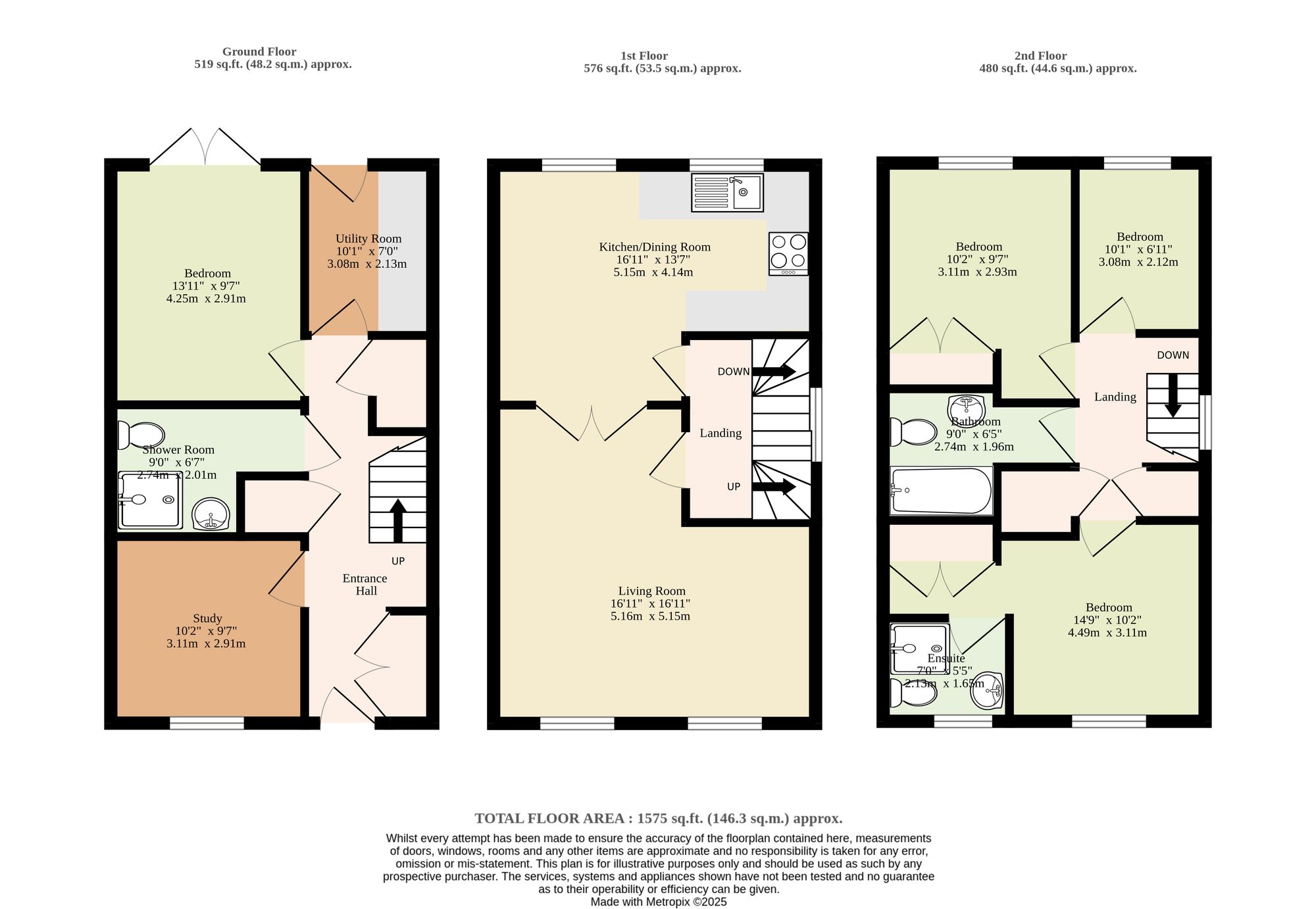19 Orwell Drive, Bury St. Edmunds floorplan