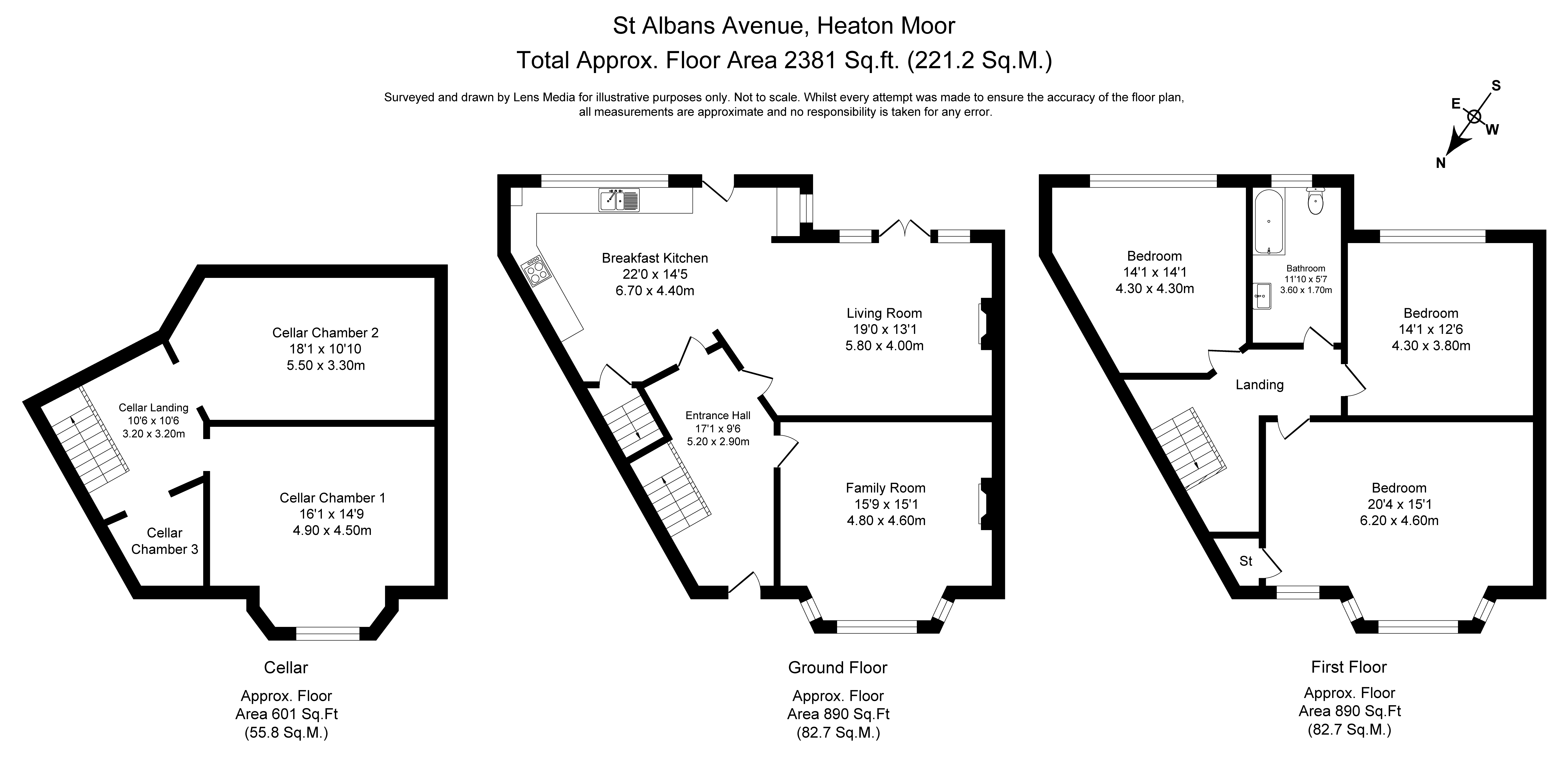 19, St Albans Avenue, Stockport floorplan