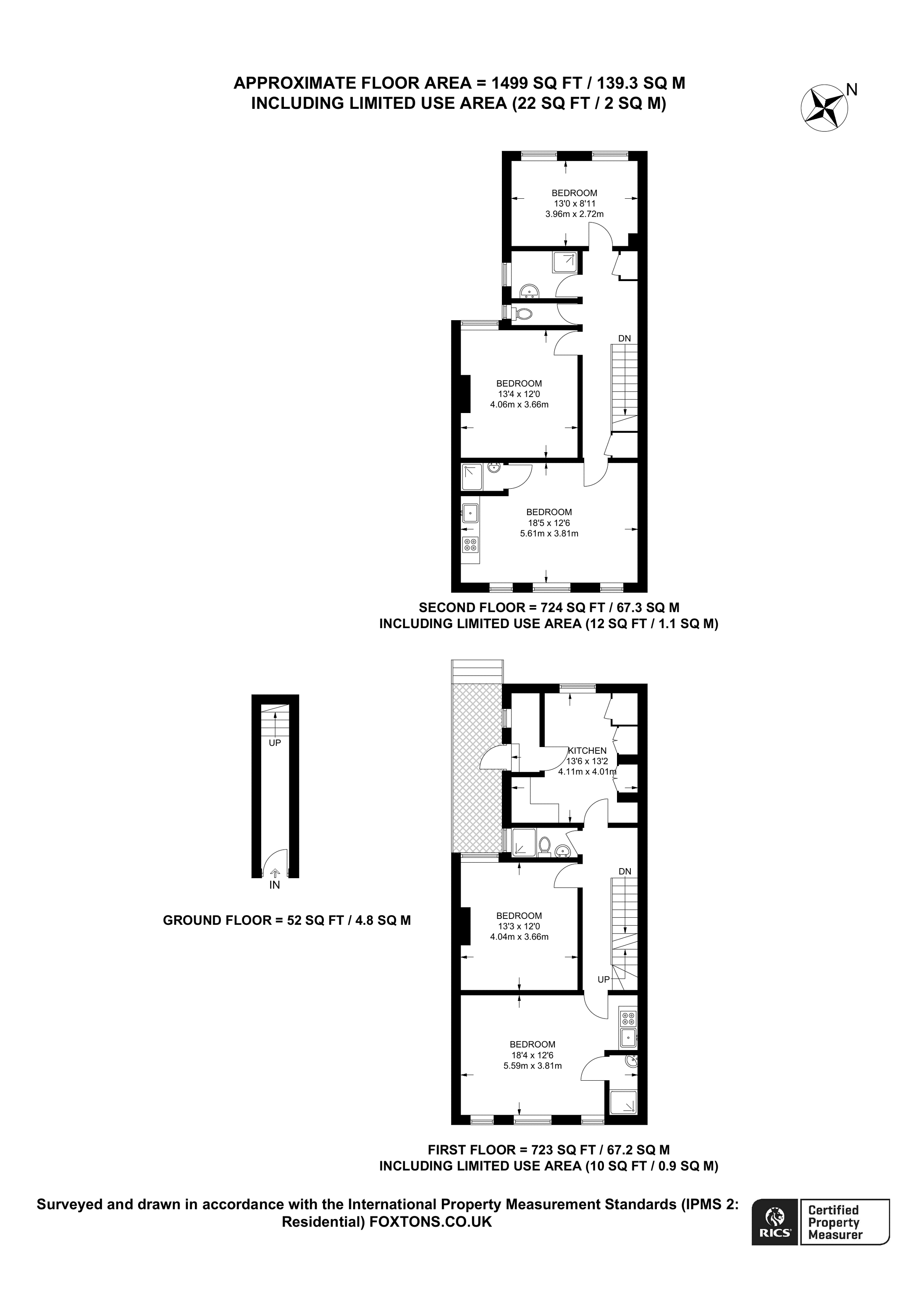 Finchley Road, Temple Fortune, London NW11, 5 bedroom flat for sale