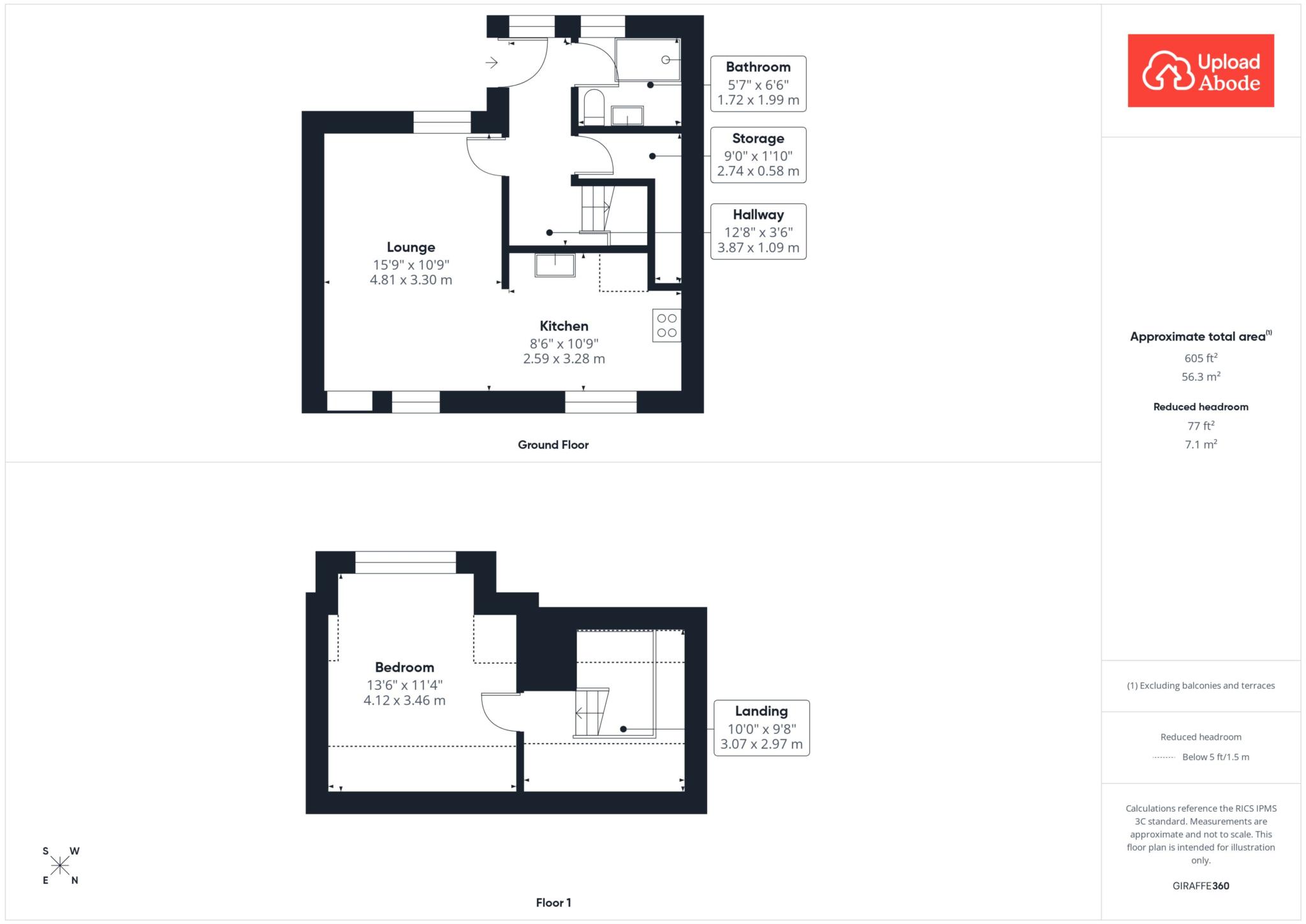 33a, Main Street, Glasgow floorplan