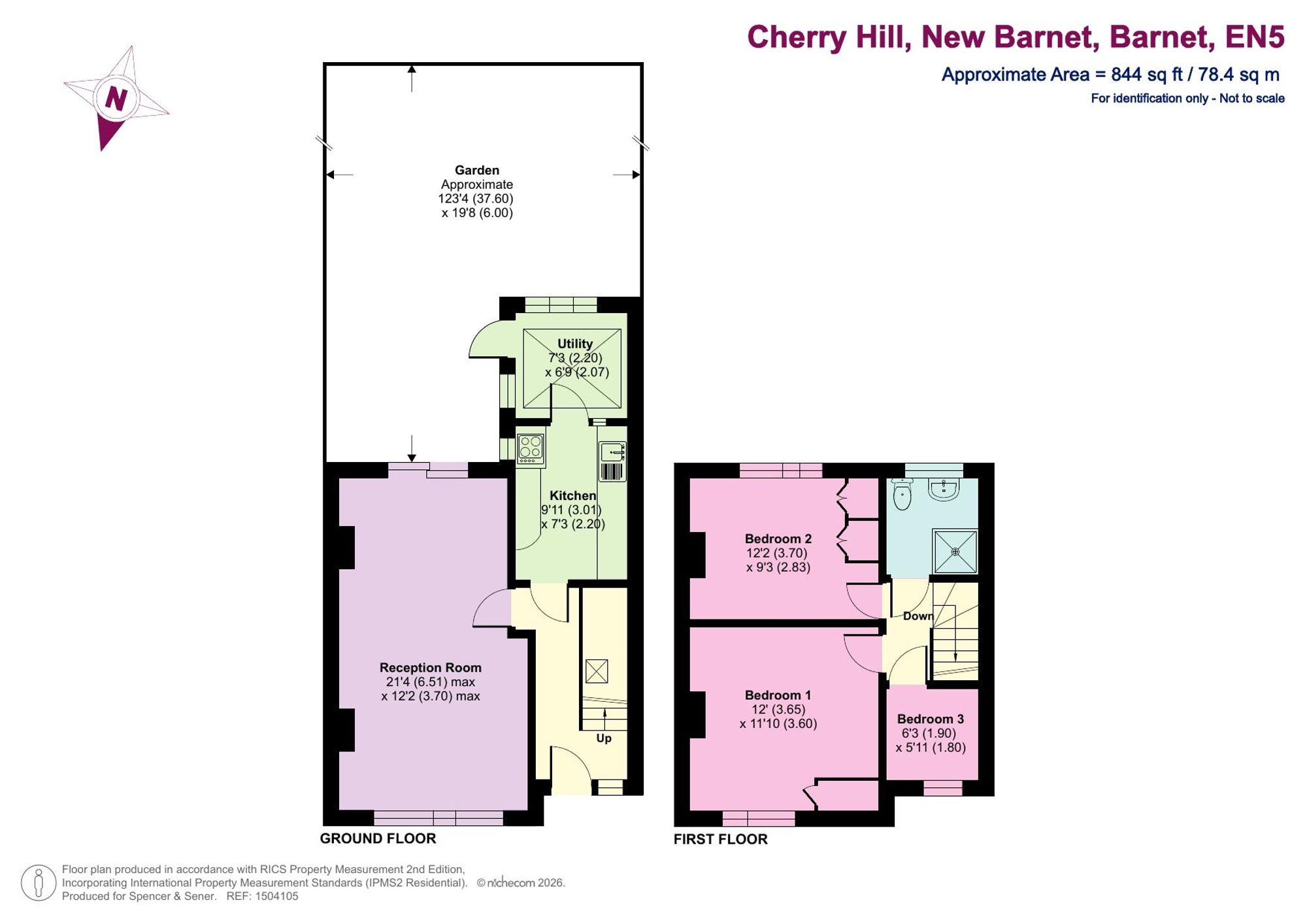 42 Cherry Hill, Barnet floorplan