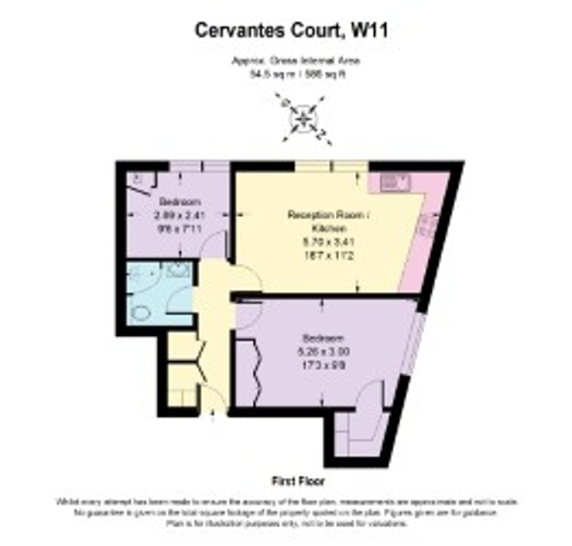 2 Cervantes Court, London floorplan