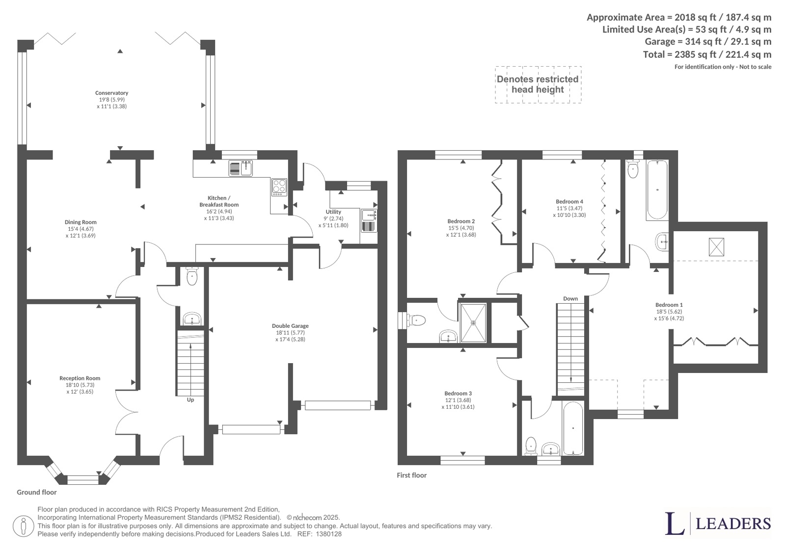6, Howland Close, East Sussex floorplan