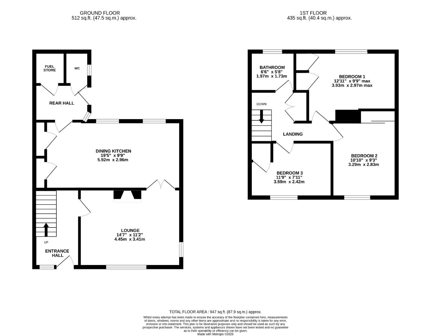 12, Church Row, Bunbury floorplan