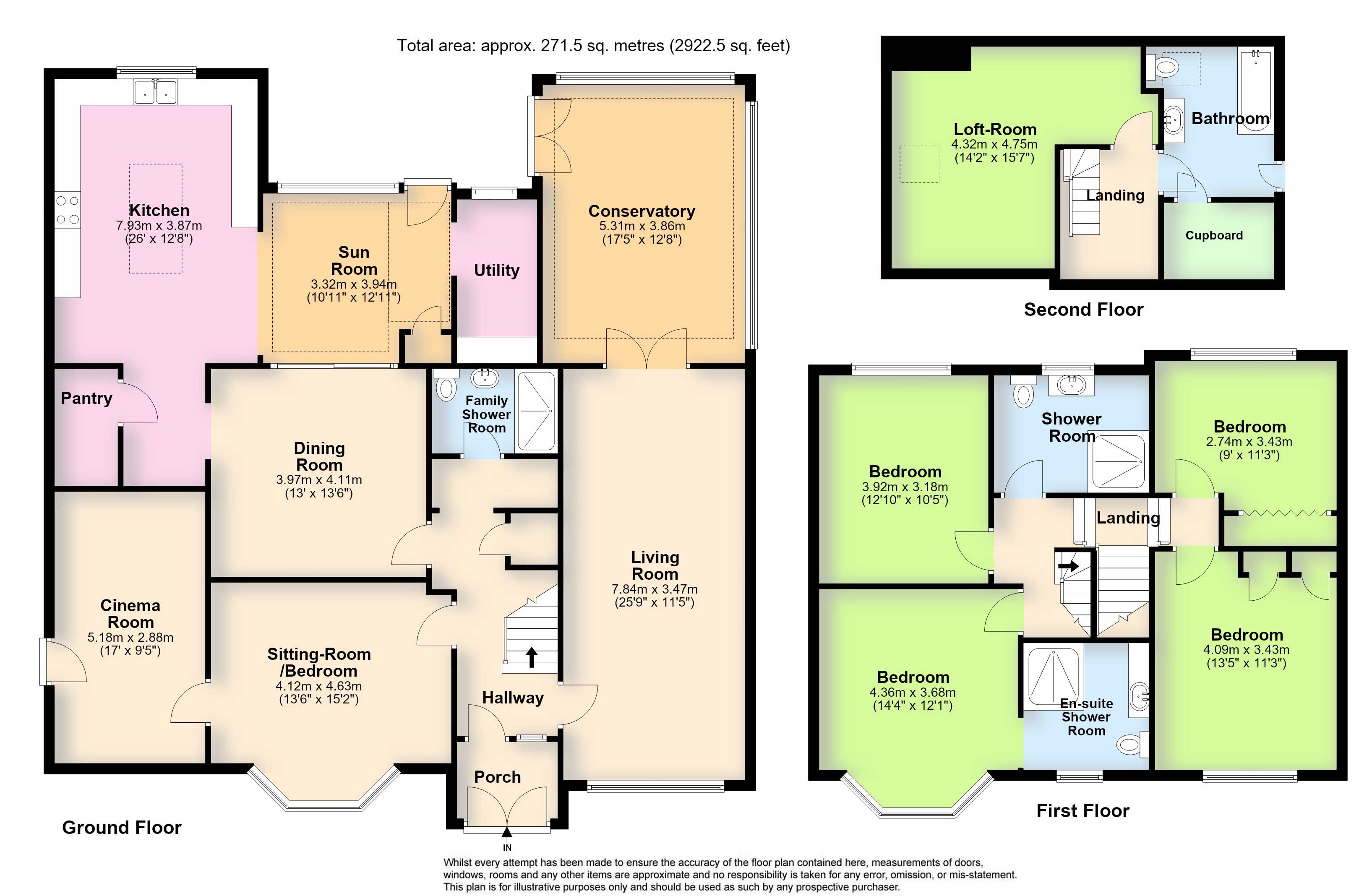 Chay House, Lancing floorplan