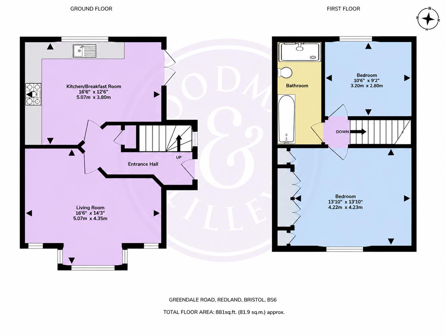 2, Greendale Road, Bristol floorplan