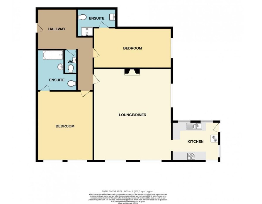 Flat 7, Phoenix Building, Buxton floorplan
