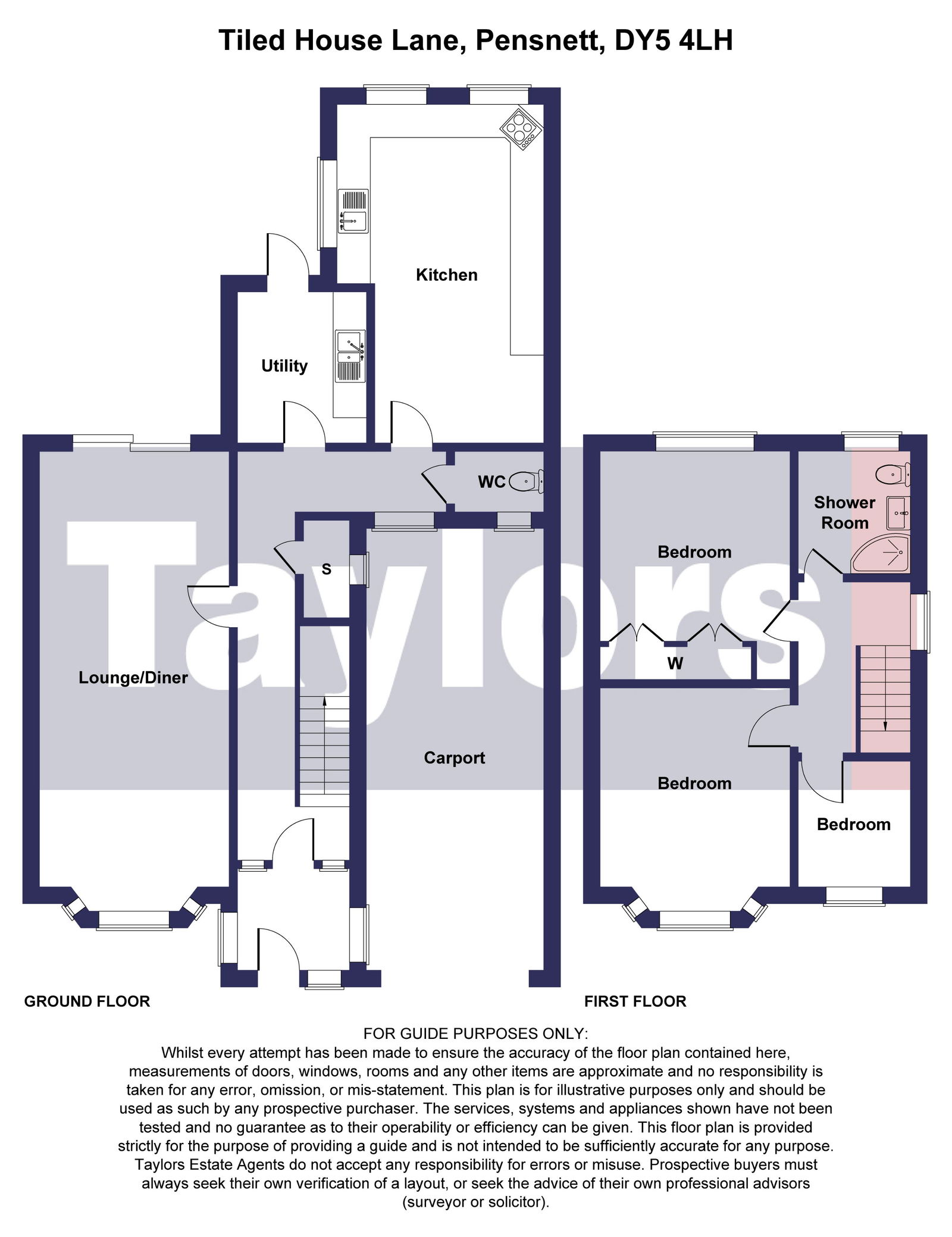 185, Tiled House Lane, Brierley Hill floorplan