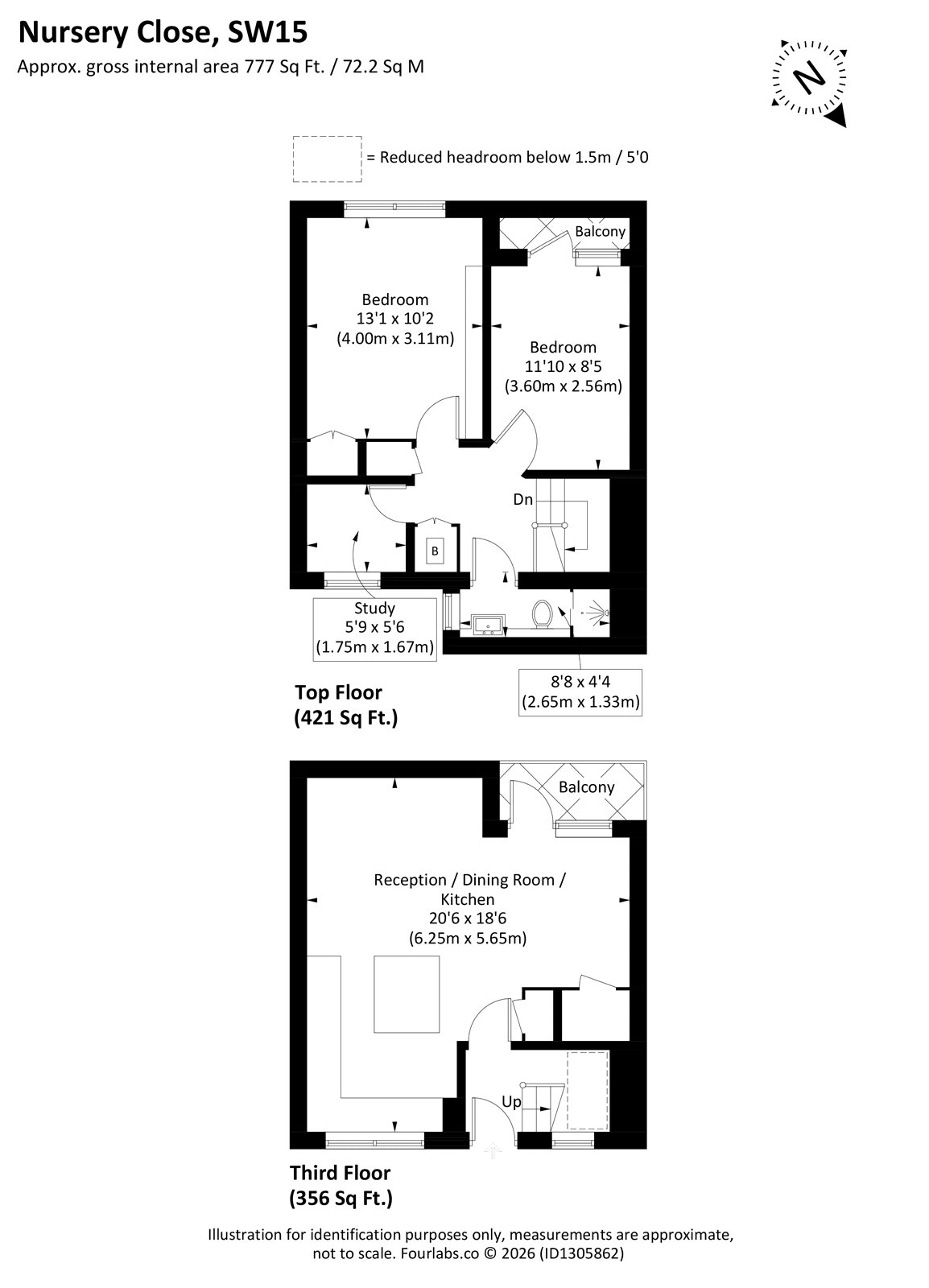 20, Nursery Close, London floorplan
