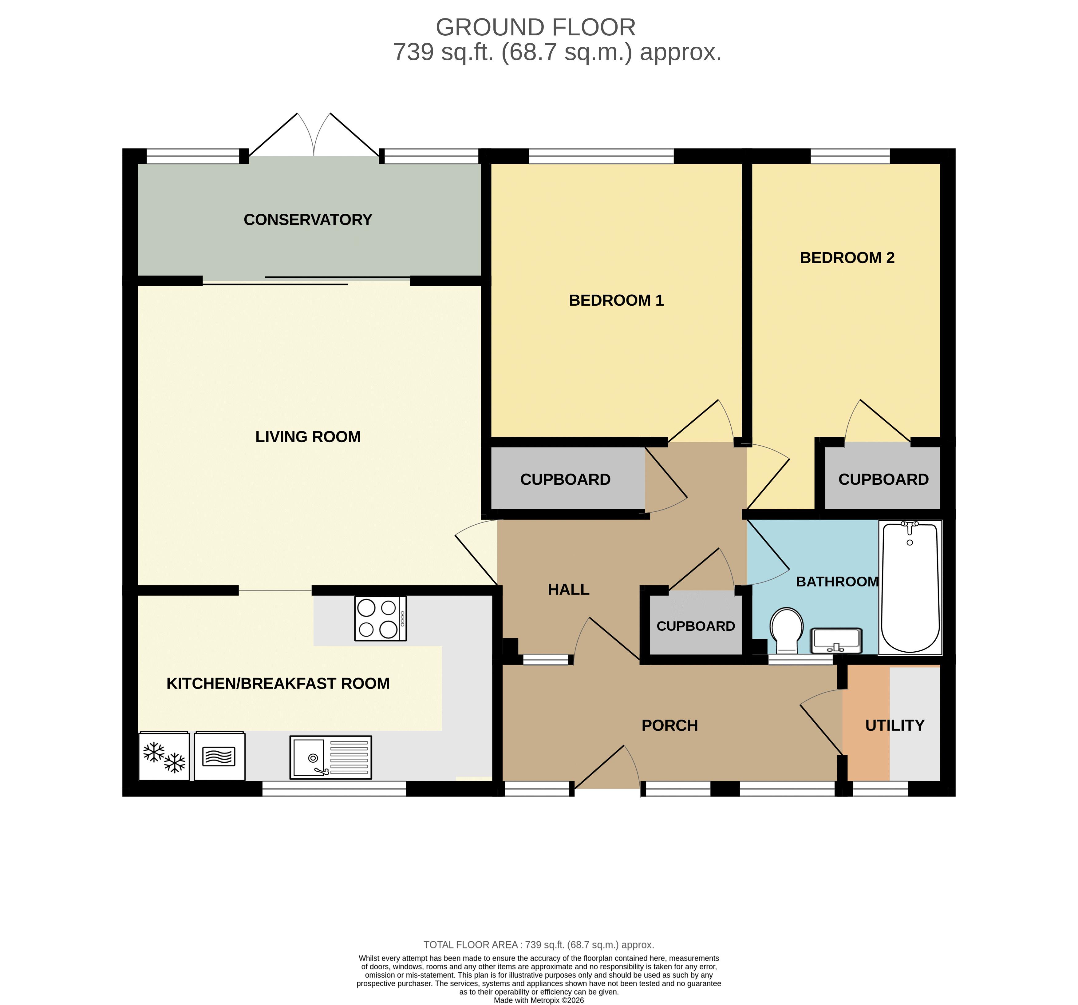 Pennine Gardens, Weston-Super-Mare floorplan