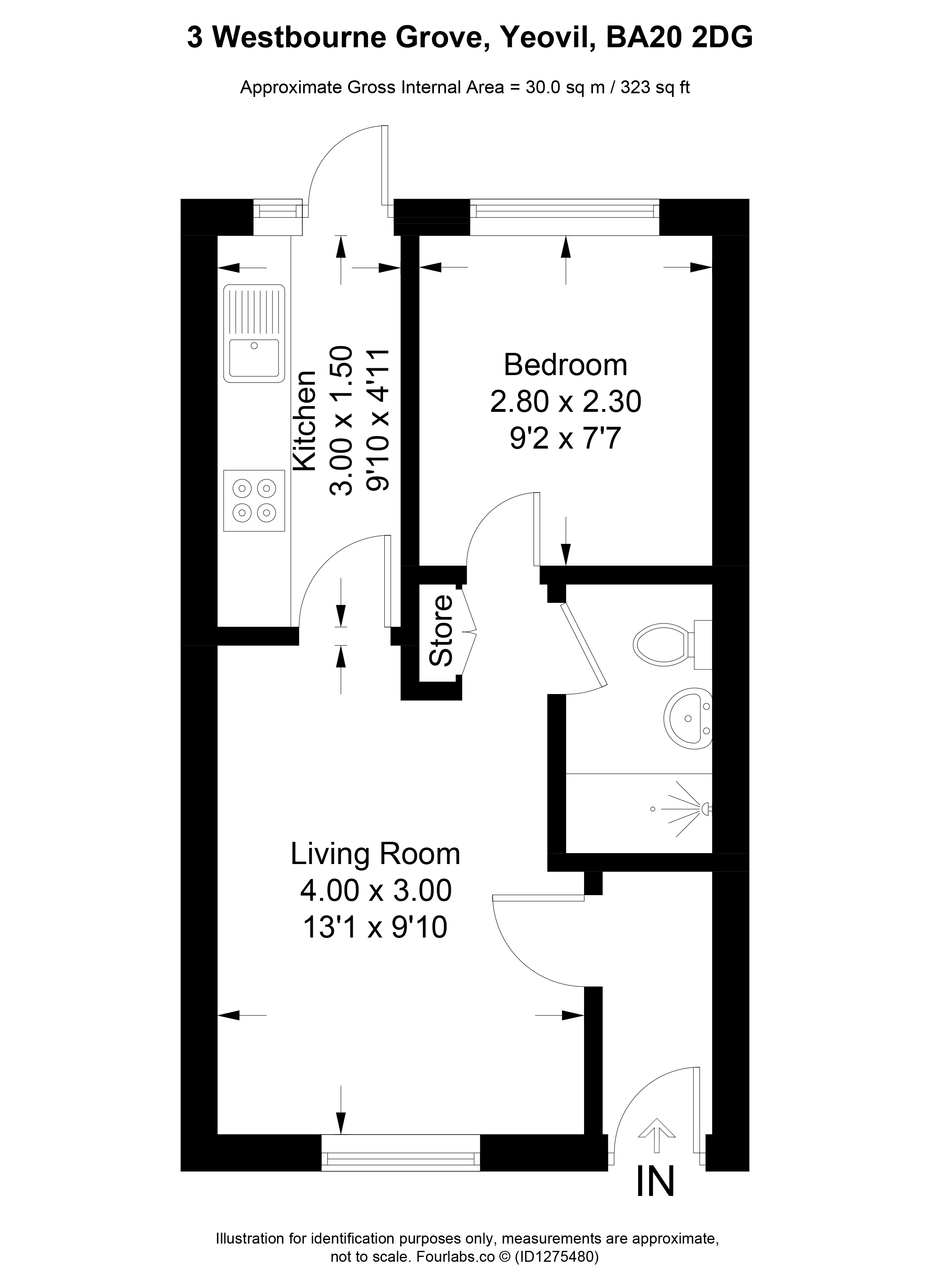 3, Westbourne Grove, Somerset floorplan