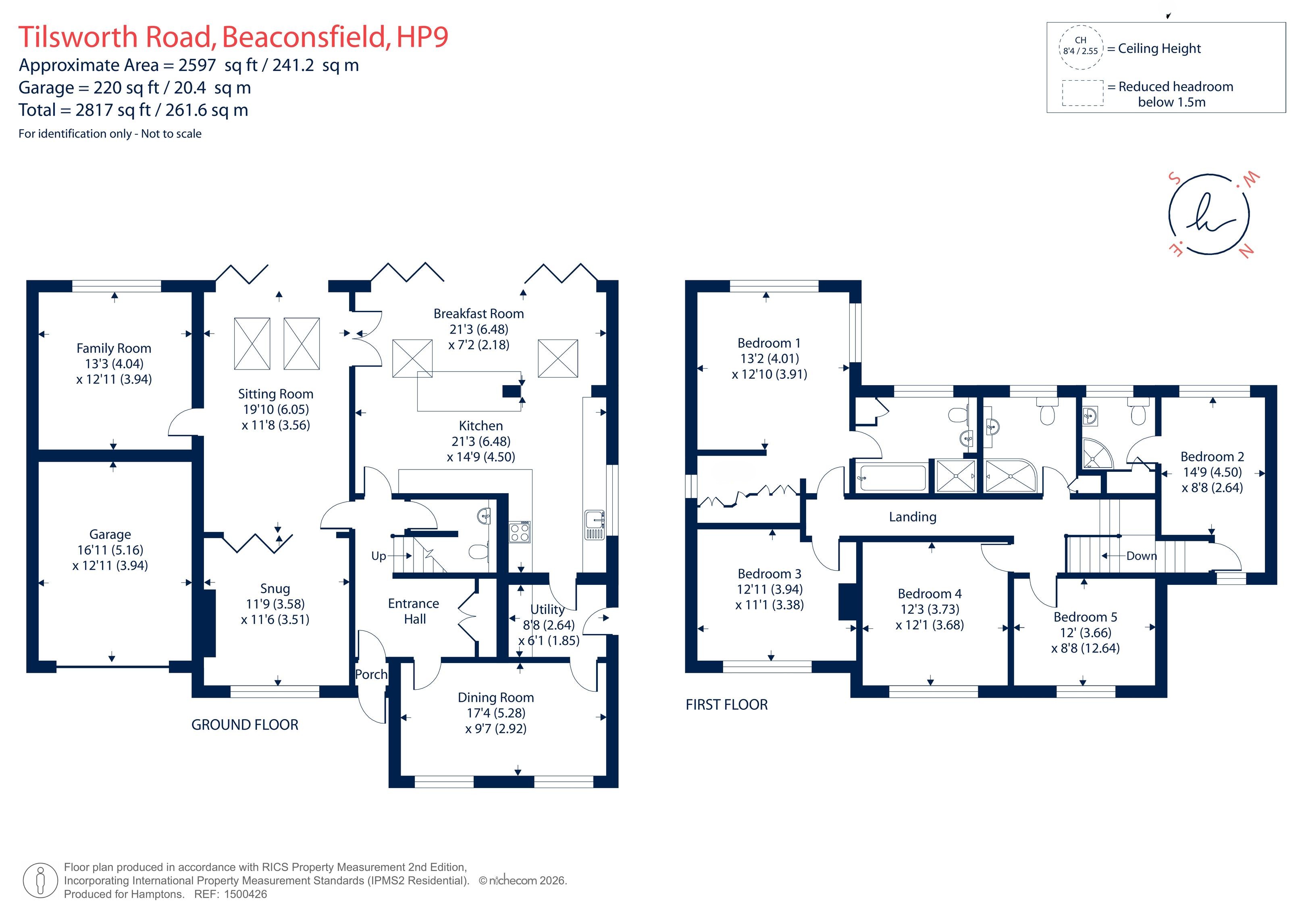 5, Tilsworth Road, Beaconsfield floorplan