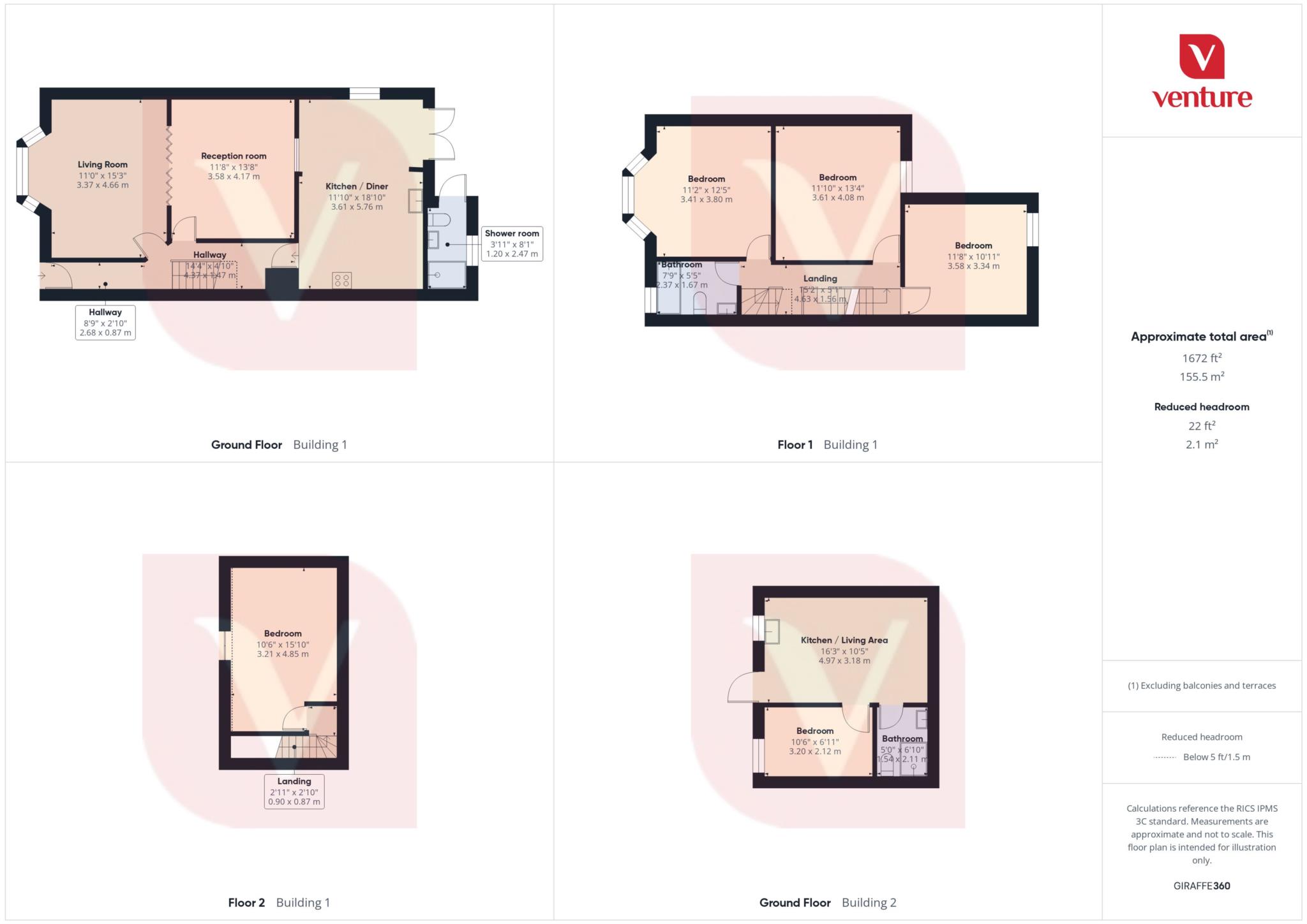 494, Dunstable Road, Luton floorplan