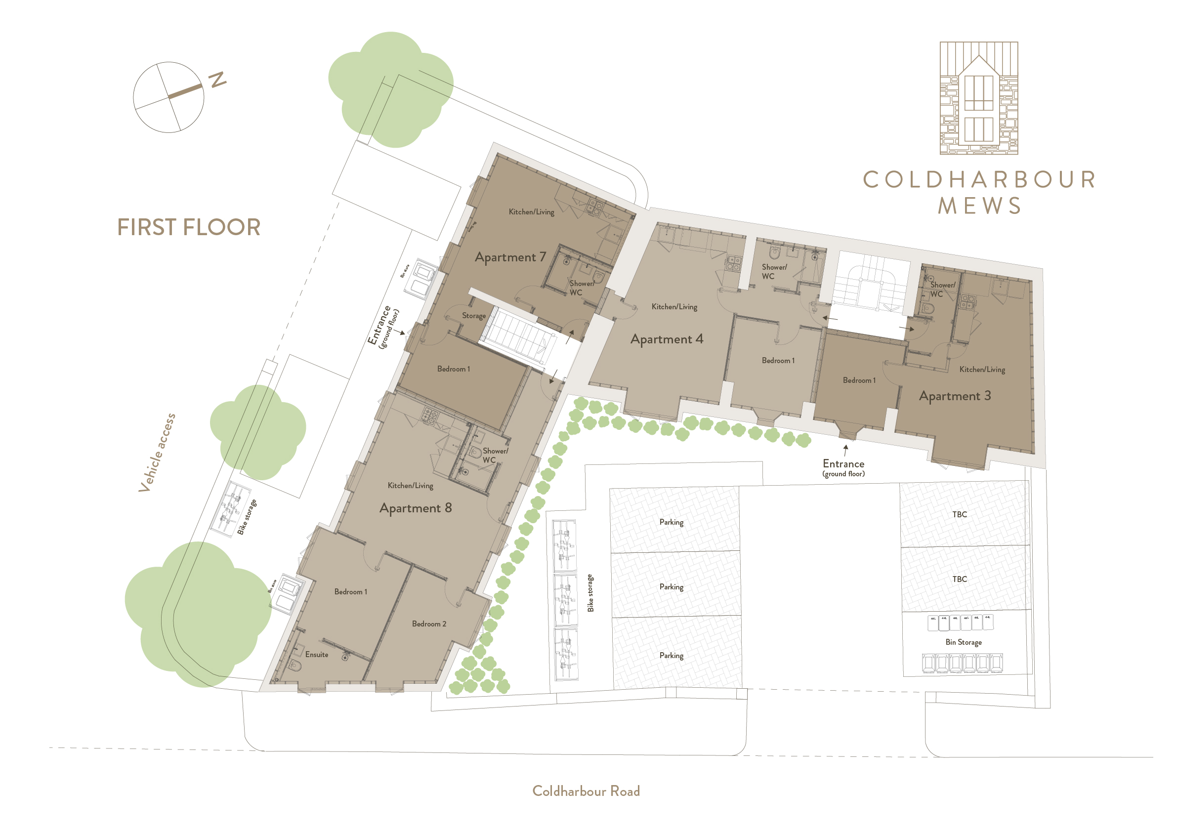 Flat 3, Coldharbour Mews (Plot 5), Bristol floorplan